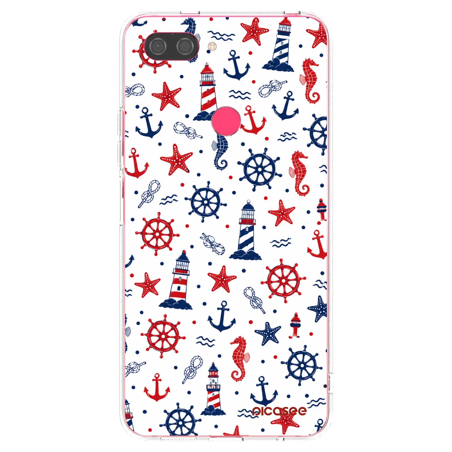 Picasee silikonska prozirna maskica za Xiaomi Mi 8 Lite - Sailor Vibes