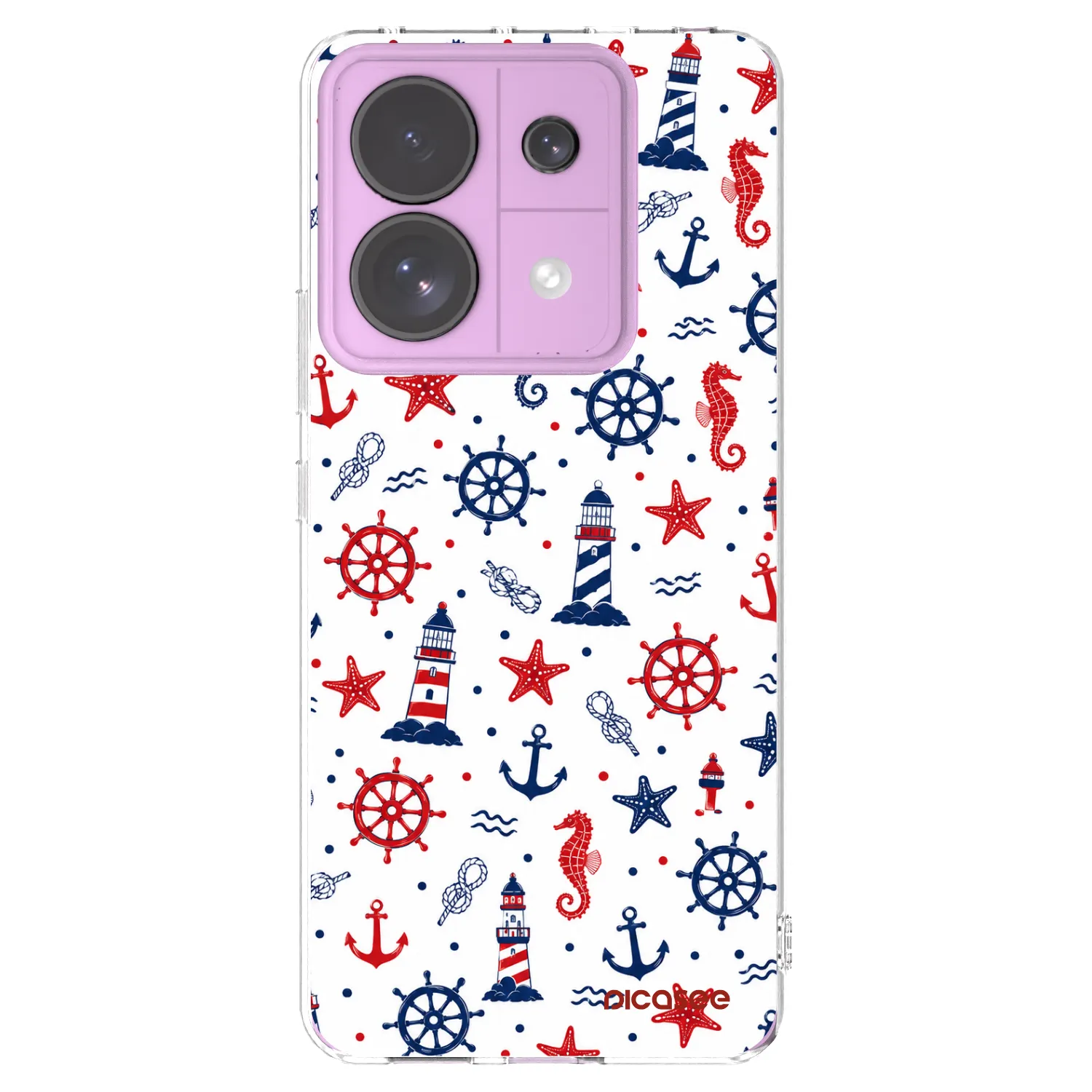 Picasee silikonska prozirna maskica za Xiaomi Redmi Note 13 Pro 5G - Sailor Vibes