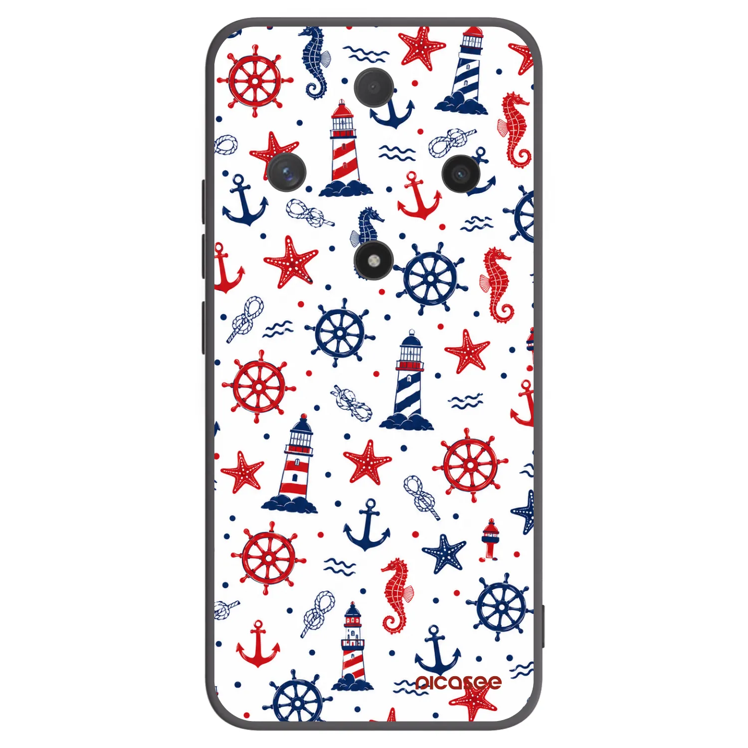 Picasee crna silikonska maskica za Honor Magic6 Lite 5G - Sailor Vibes