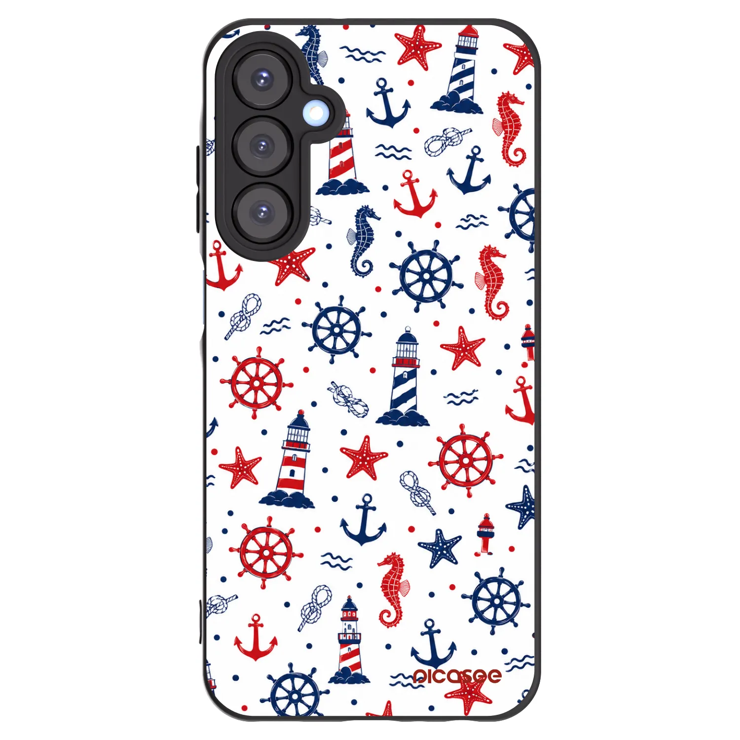Picasee crna silikonska maskica za Samsung Galaxy A25 A256B 5G - Sailor Vibes
