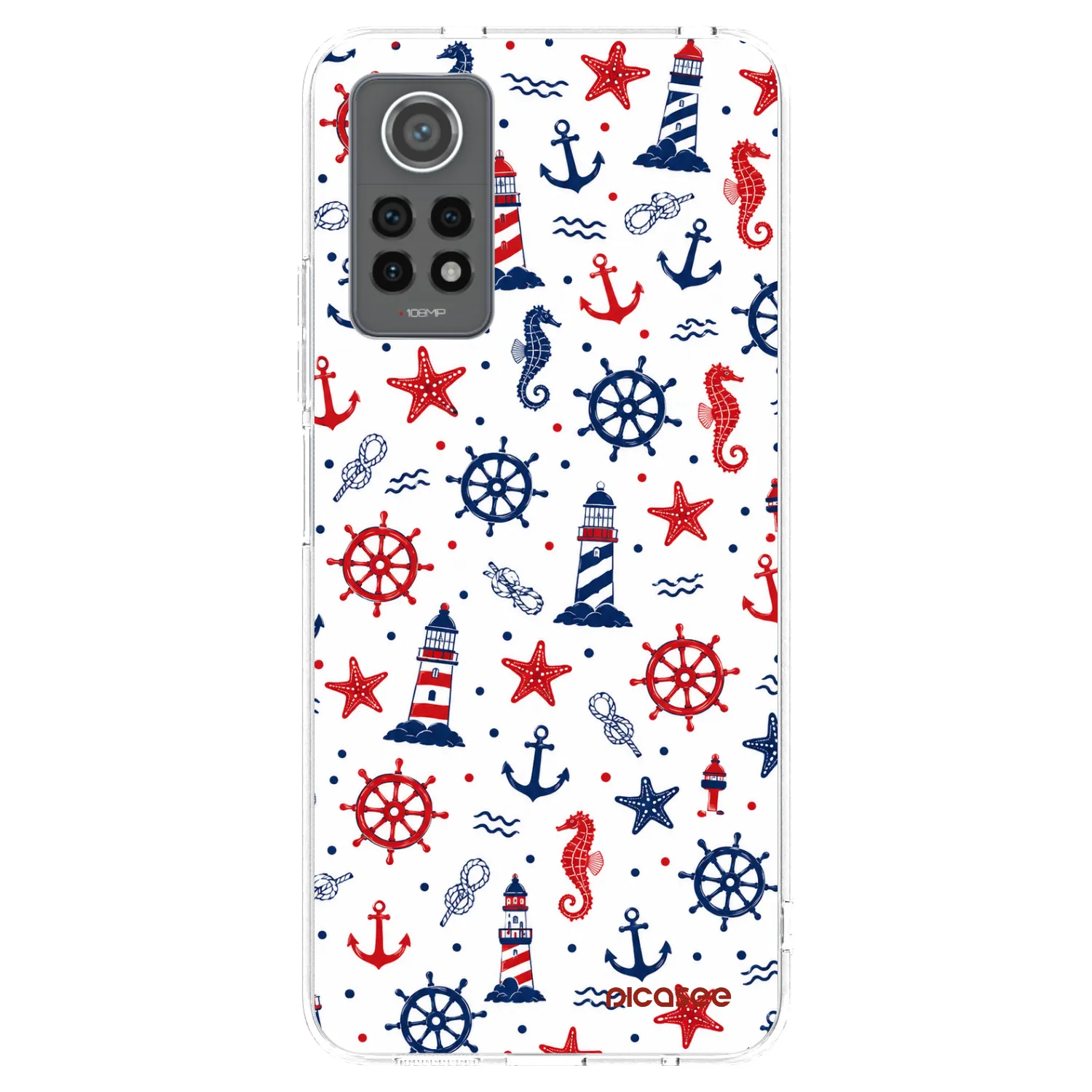 Picasee silikonska prozirna maskica za Xiaomi Redmi Note 12 Pro 4G - Sailor Vibes