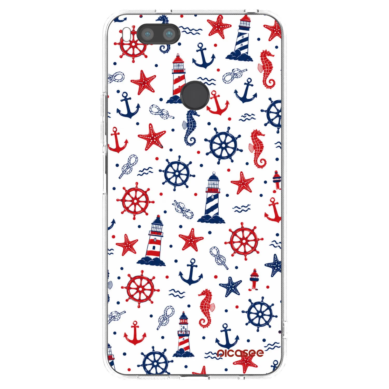 Picasee silikonska prozirna maskica za Xiaomi Mi A1 Global - Sailor Vibes