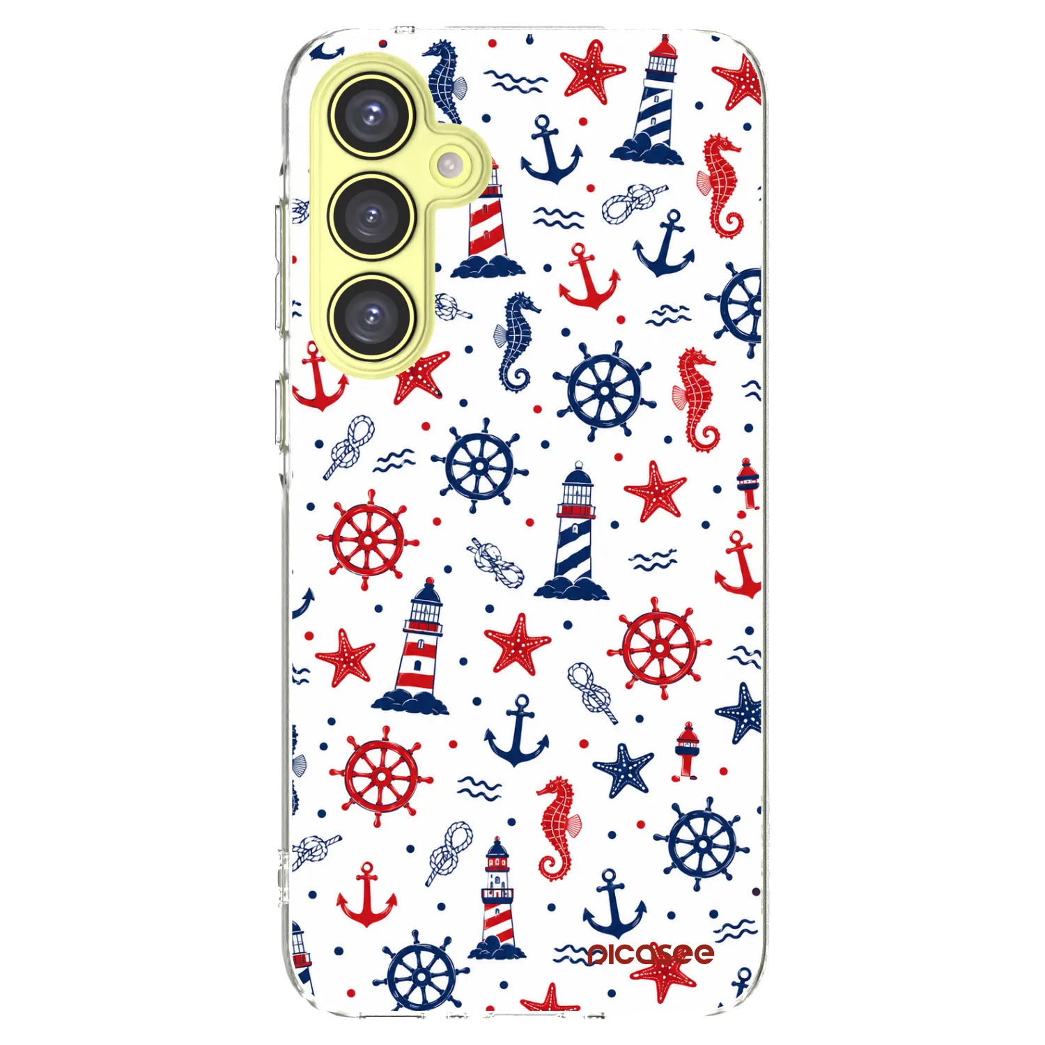 Picasee silikonska prozirna maskica za Samsung Galaxy A35 5G A356B - Sailor Vibes