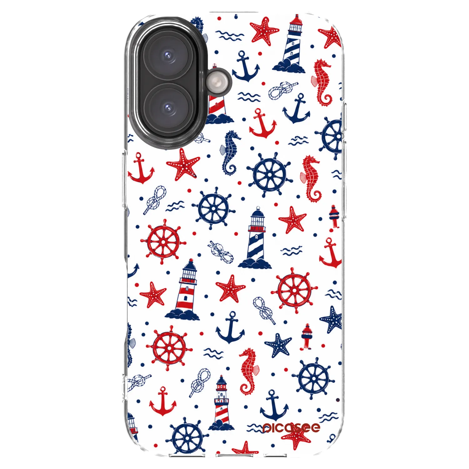 Picasee silikonska prozirna maskica za Apple iPhone 16 - Sailor Vibes