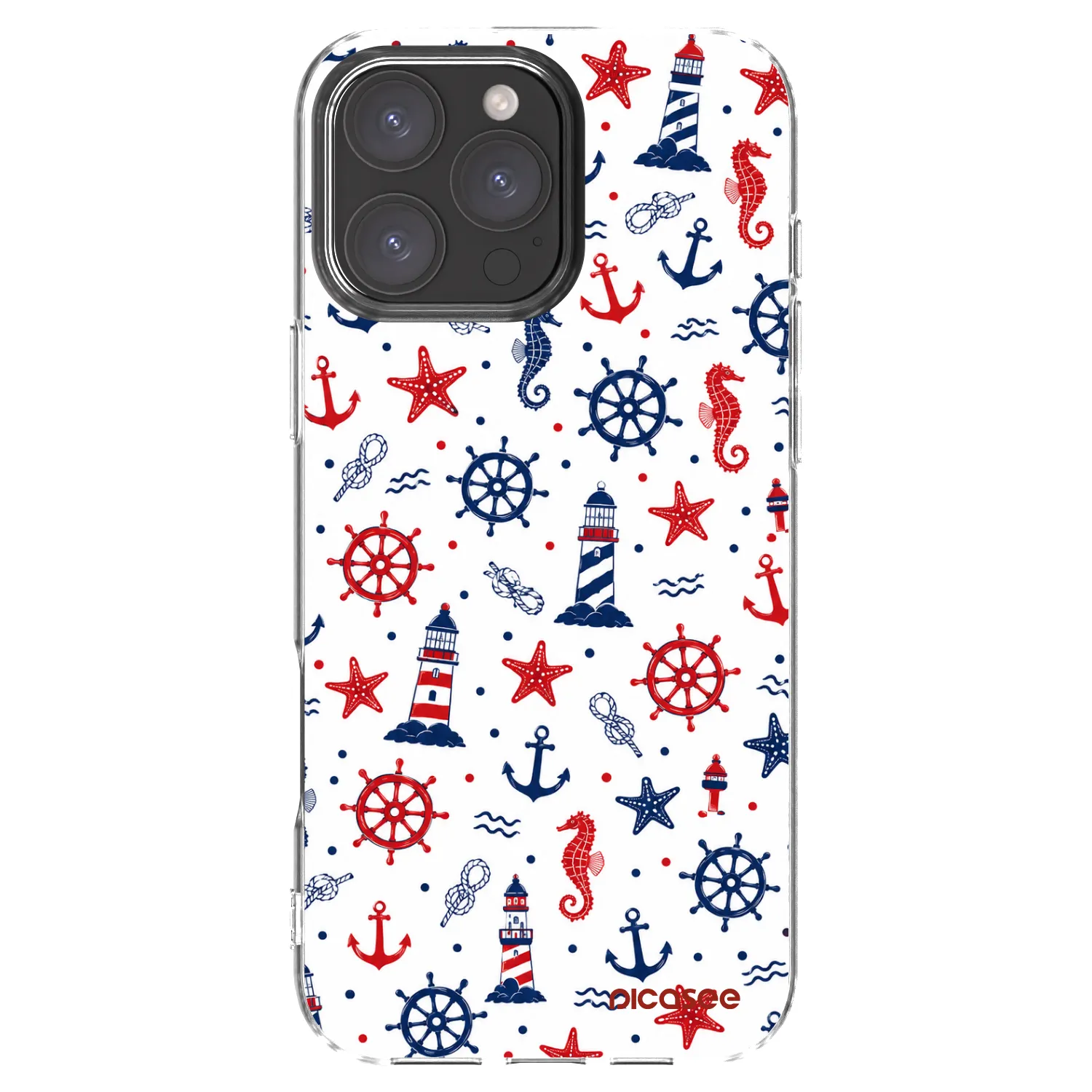 Picasee silikonska prozirna maskica za Apple iPhone 16 Pro Max - Sailor Vibes