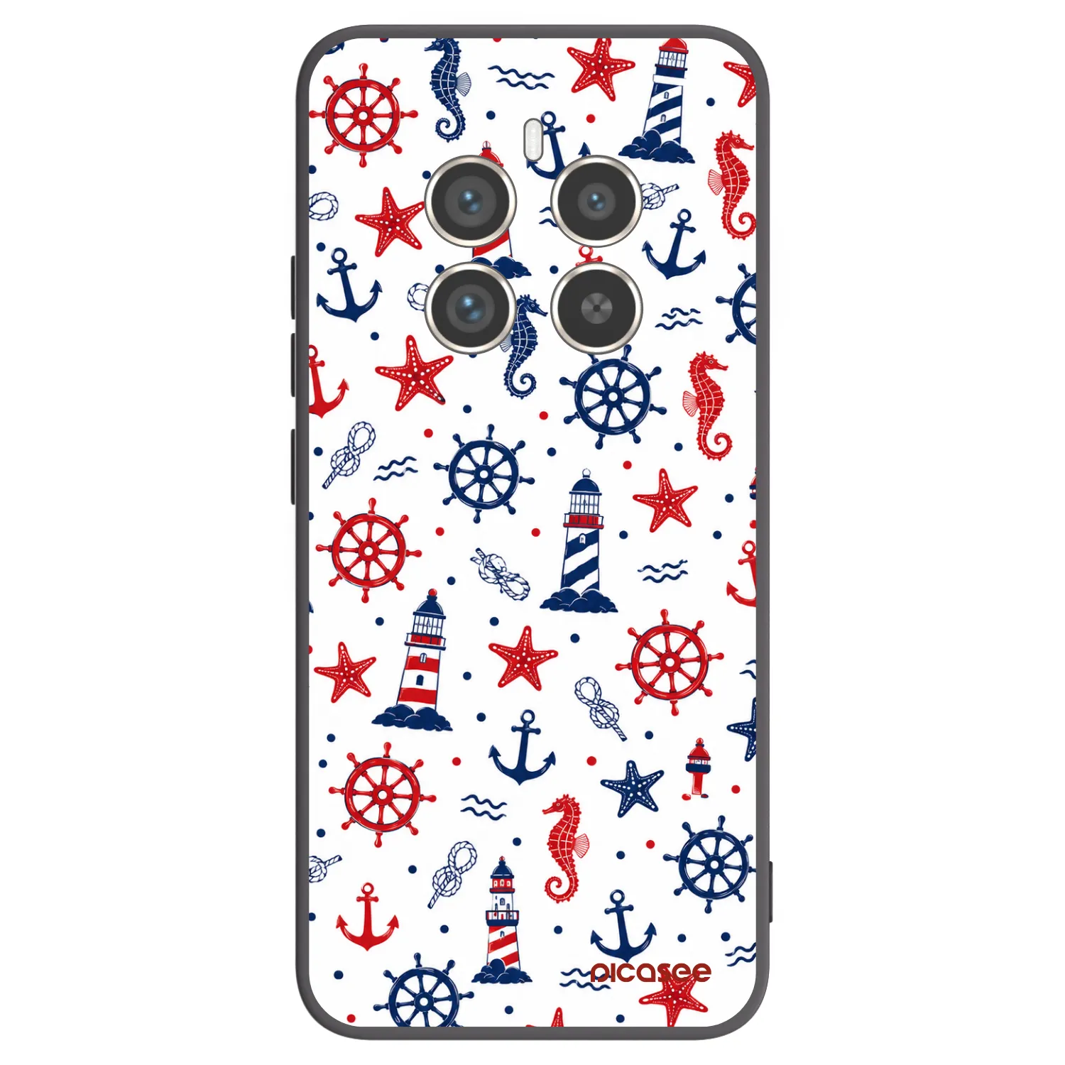 Picasee crna silikonska maskica za Realme 12 Pro 5G - Sailor Vibes