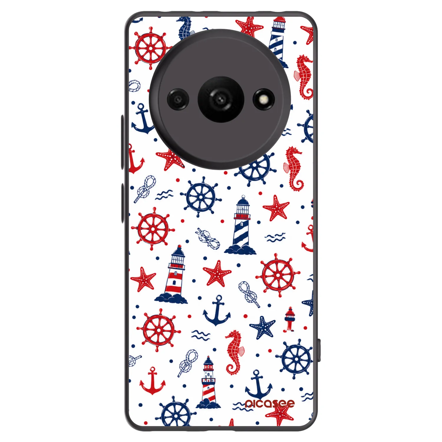 Picasee crna silikonska maskica za Xiaomi Redmi A3 - Sailor Vibes