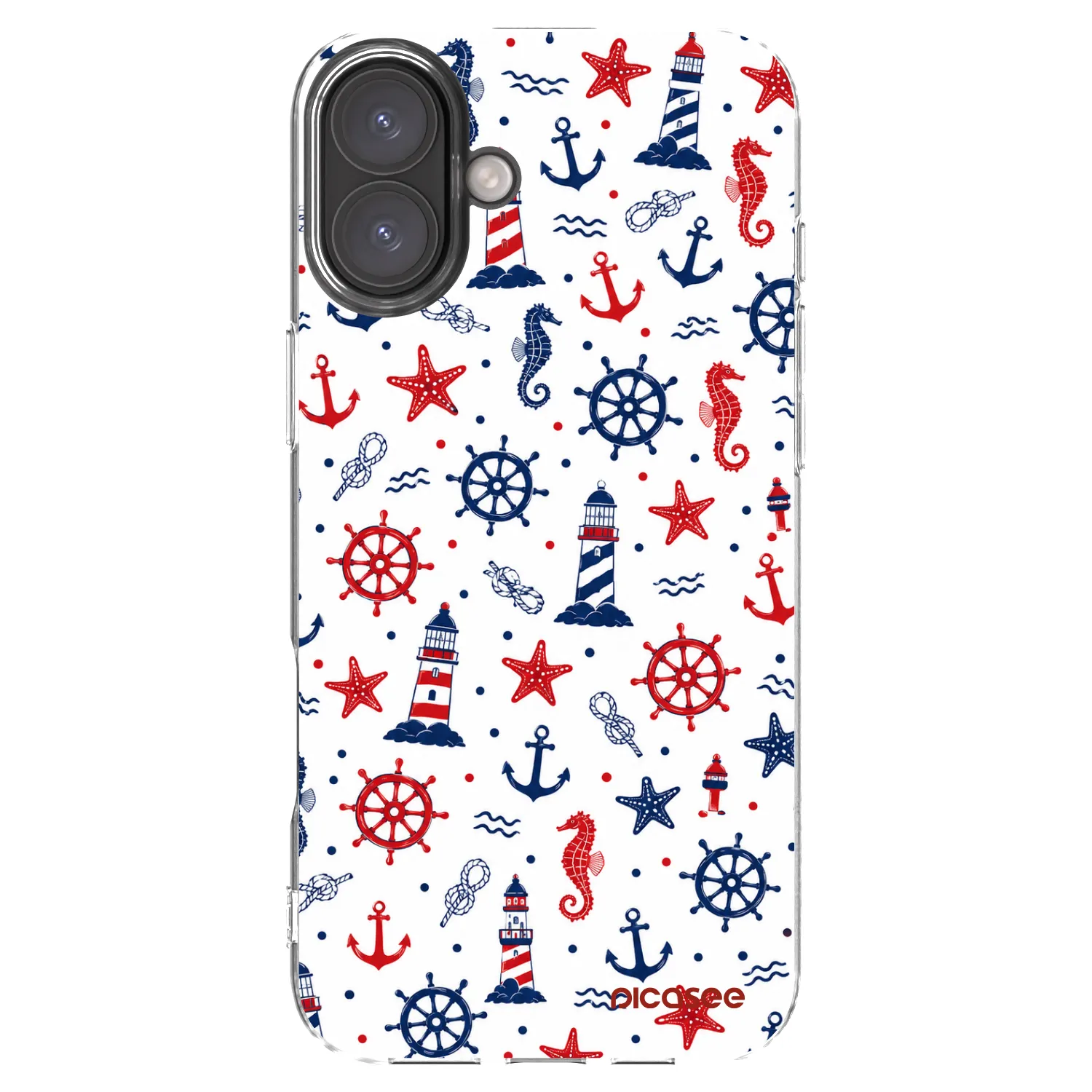 Picasee silikonska prozirna maskica za Apple iPhone 16 Plus - Sailor Vibes