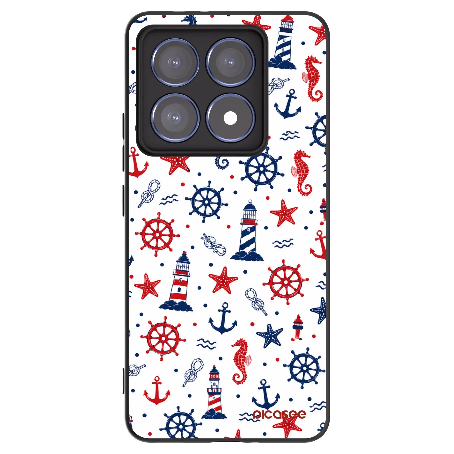 Picasee crna silikonska maskica za Xiaomi 14T Pro - Sailor Vibes