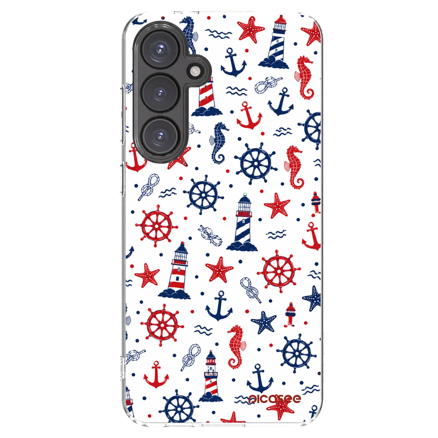 Picasee silikonska prozirna maskica za Samsung Galaxy S24 FE S721B - Sailor Vibes