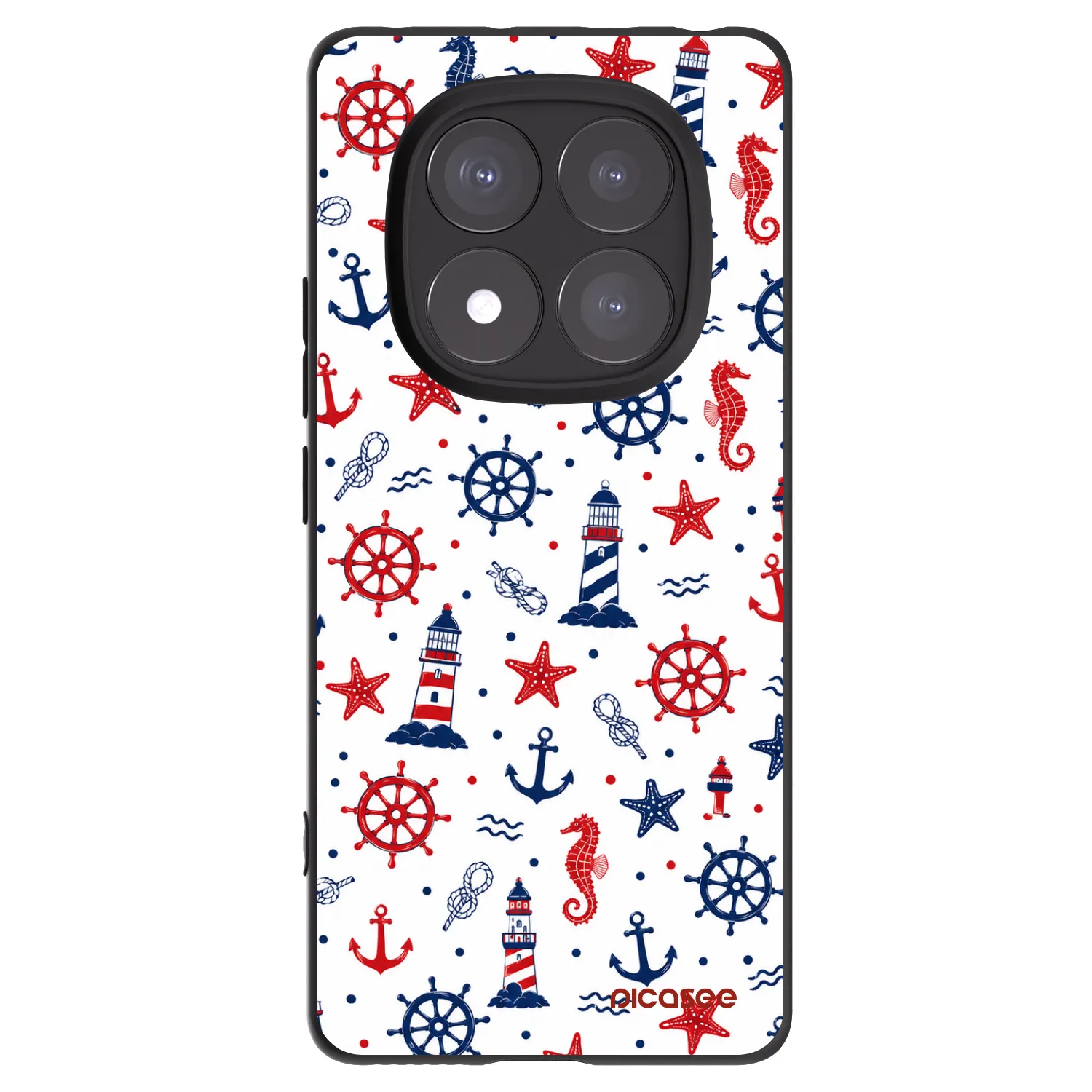 Picasee crna silikonska maskica za Xiaomi Redmi Note 14 Pro 5G - Sailor Vibes