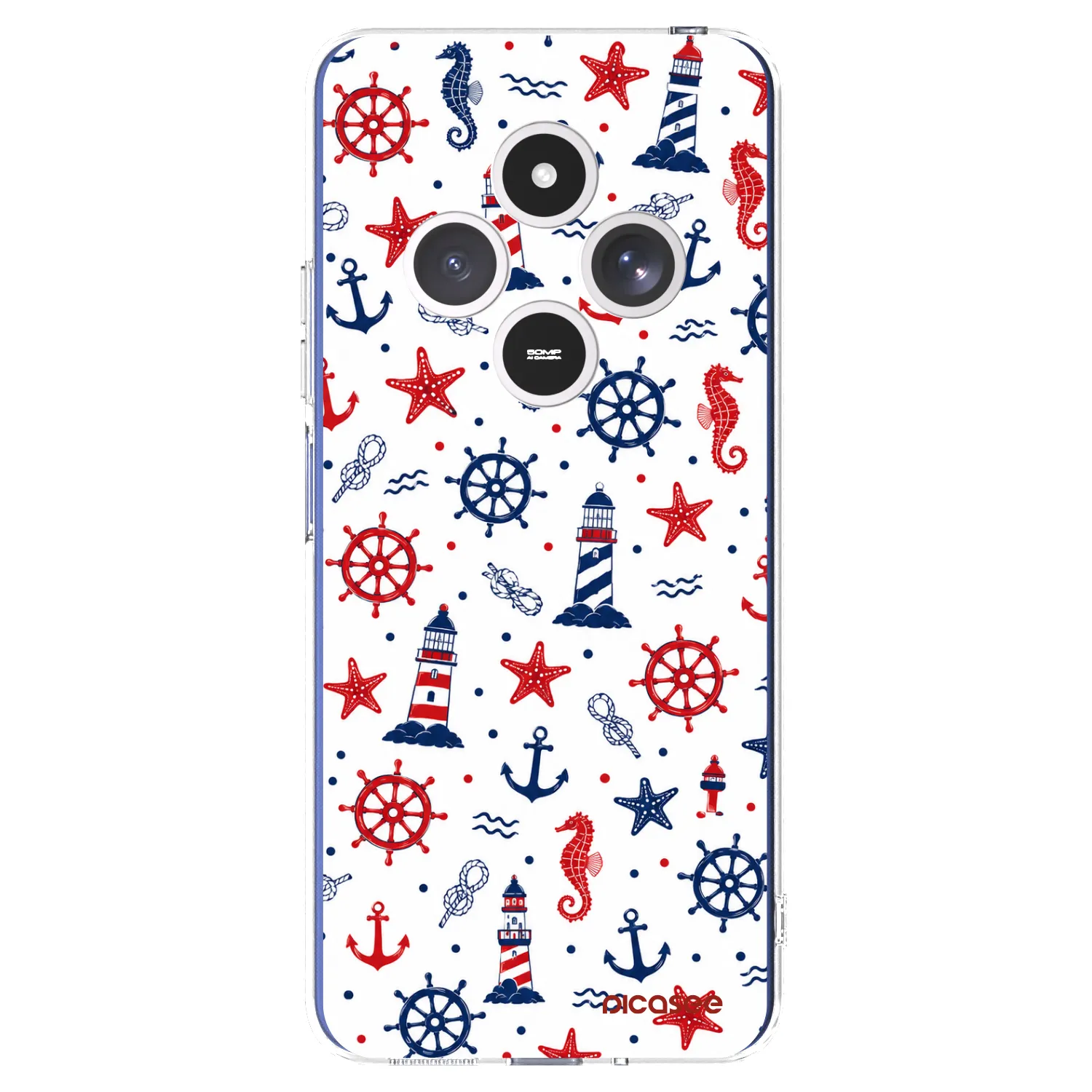 Picasee silikonska prozirna maskica za Xiaomi Redmi 14C - Sailor Vibes