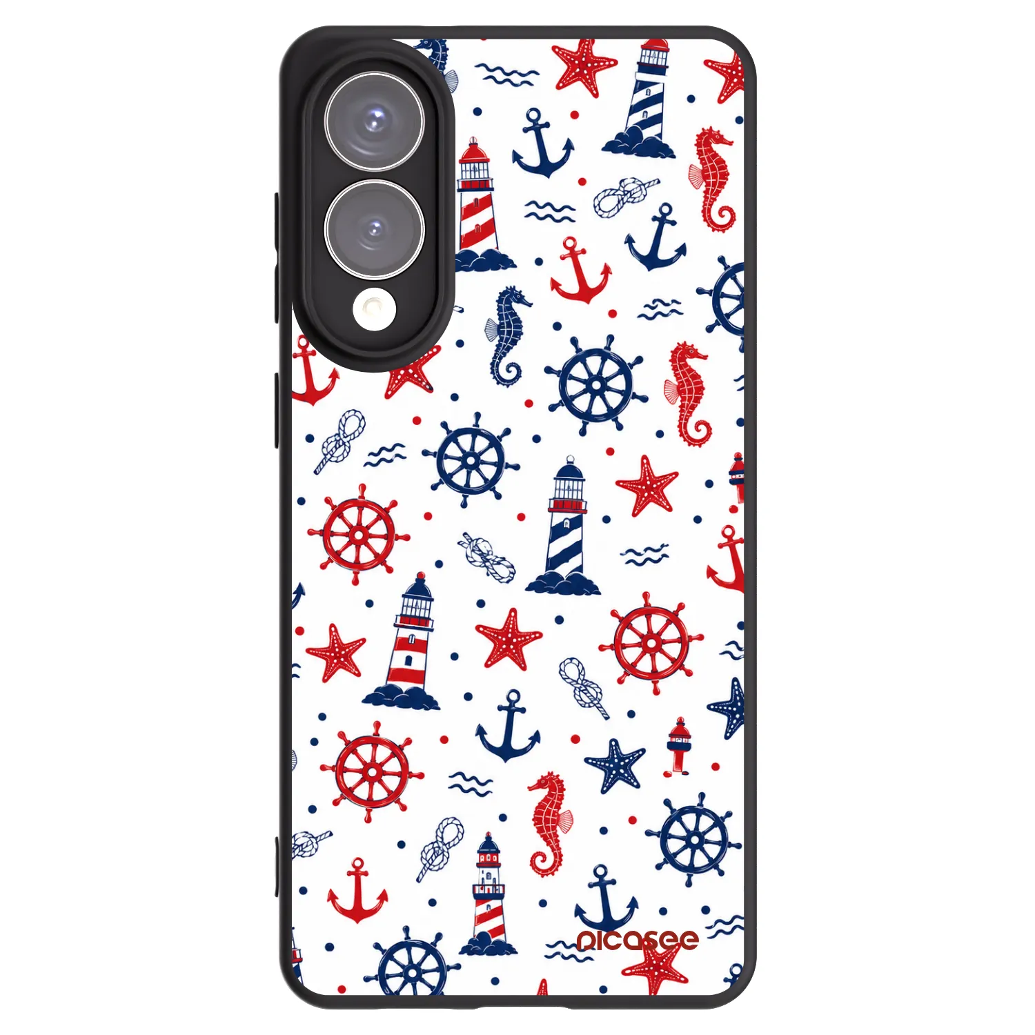 Picasee crna silikonska maskica za Samsung Galaxy S25 Edge 5G - Sailor Vibes