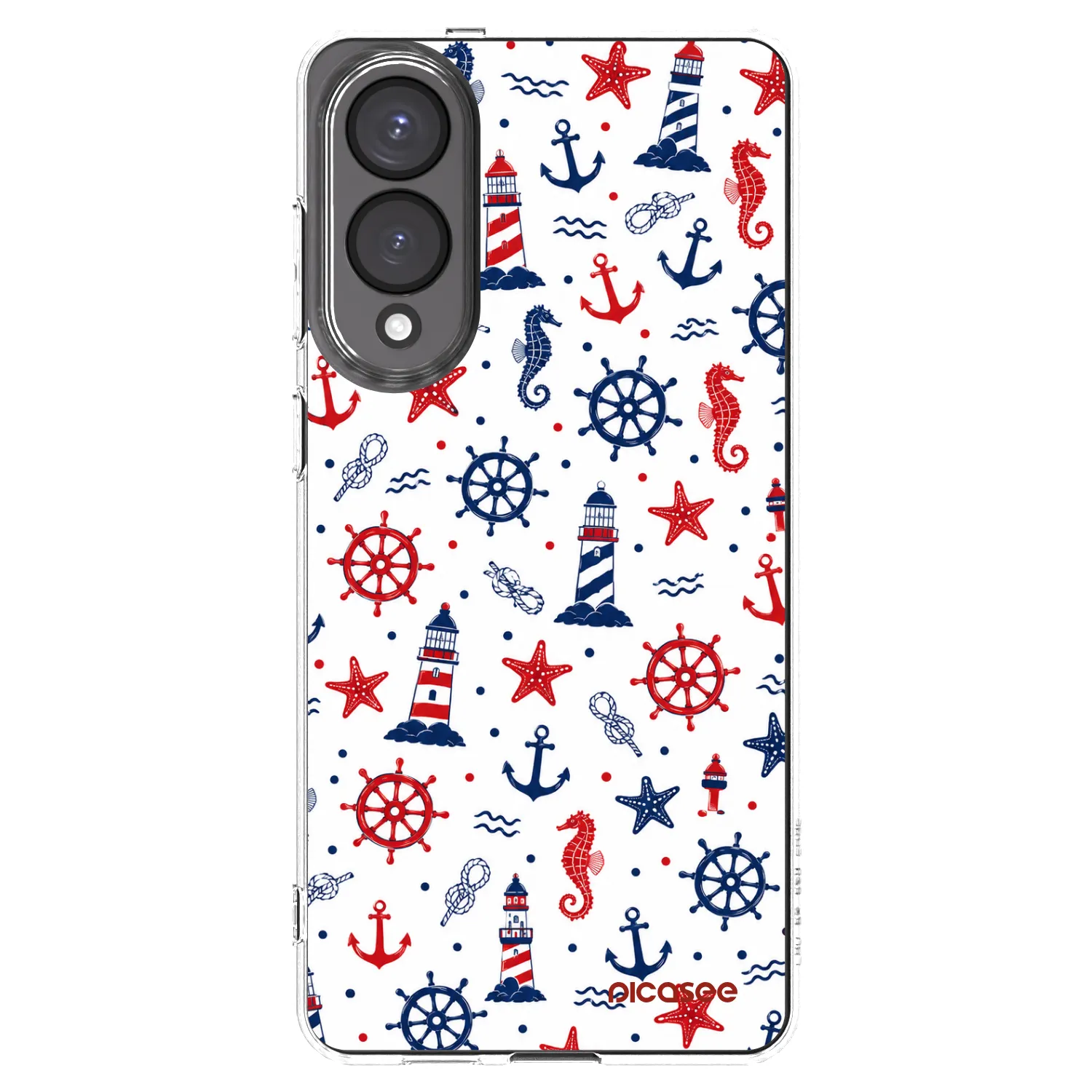 Picasee silikonska prozirna maskica za Samsung Galaxy S25 Edge 5G - Sailor Vibes