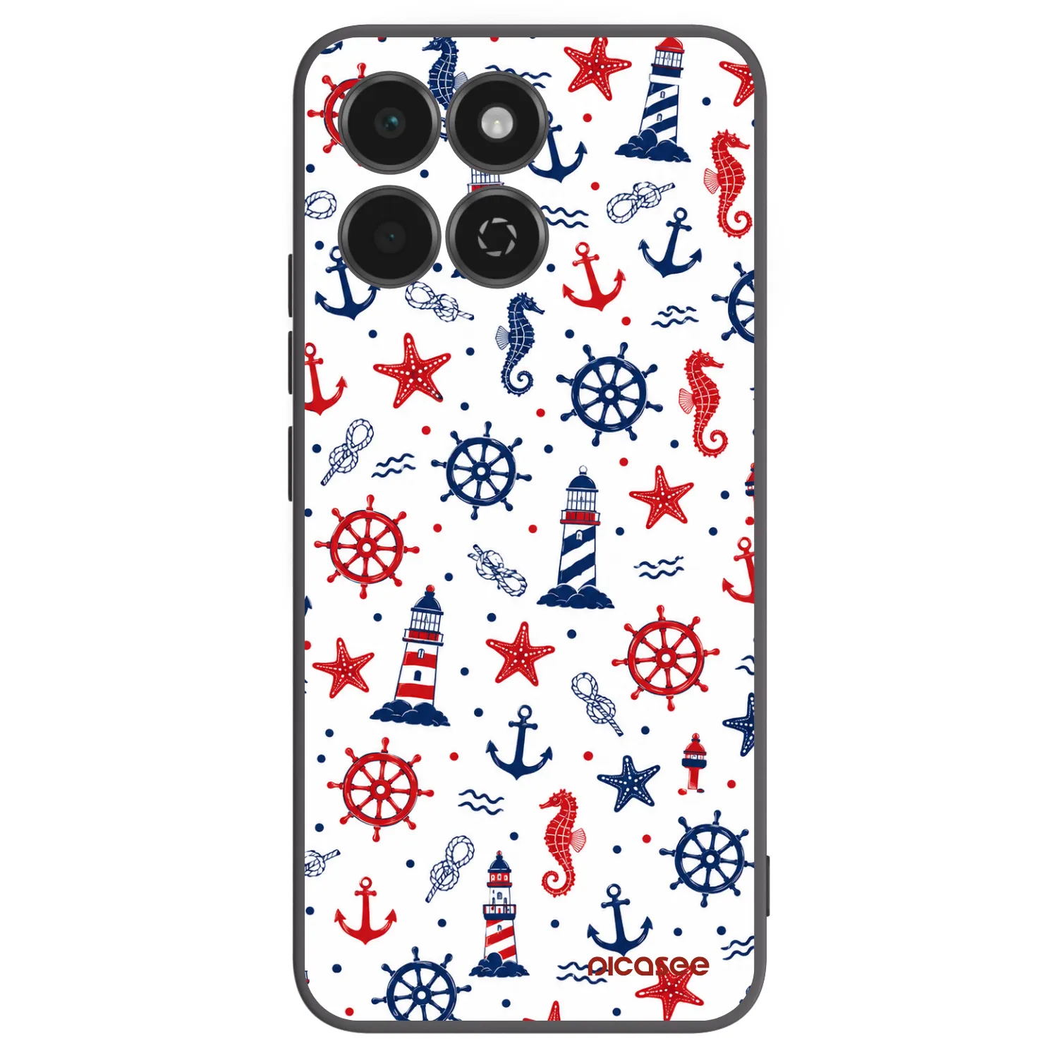 Picasee crna silikonska maskica za Honor 200 Smart 5G - Sailor Vibes