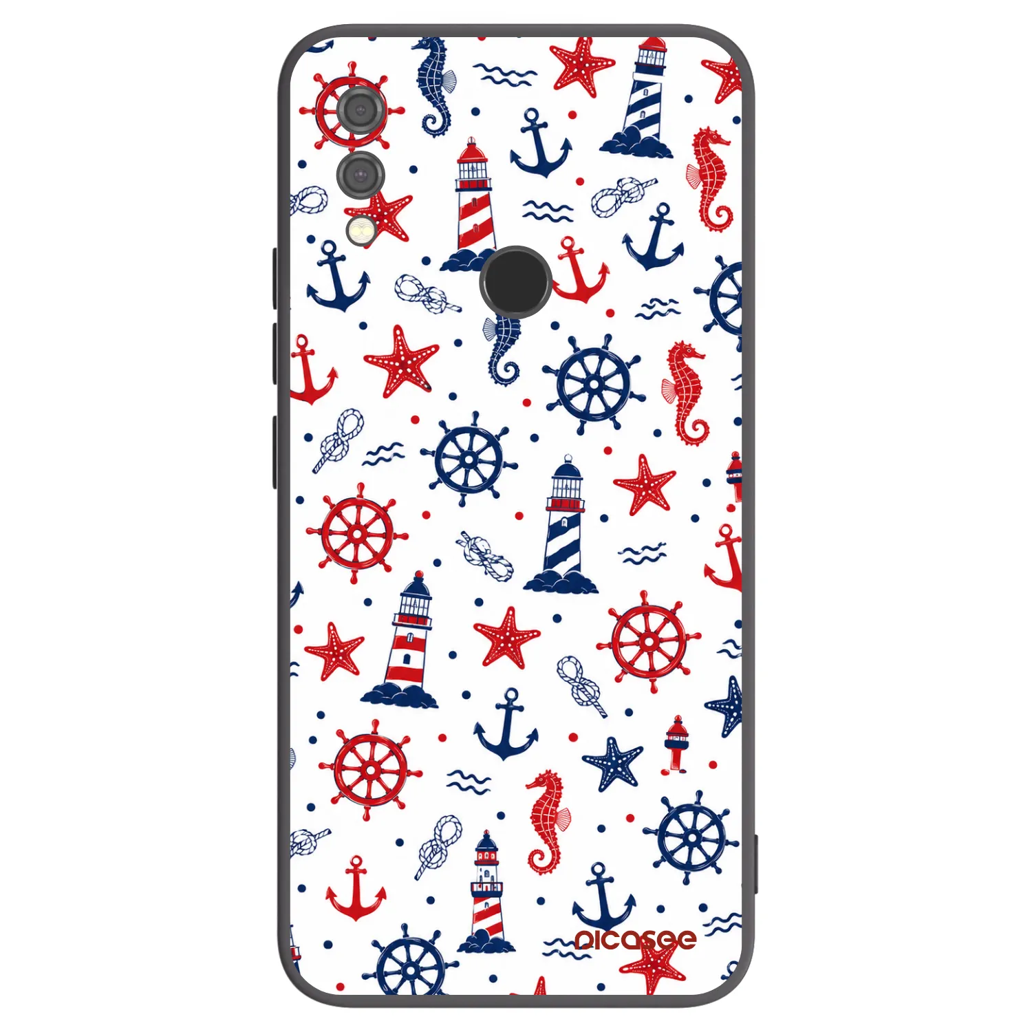 Picasee crna silikonska maskica za Xiaomi Redmi Note 7 - Sailor Vibes