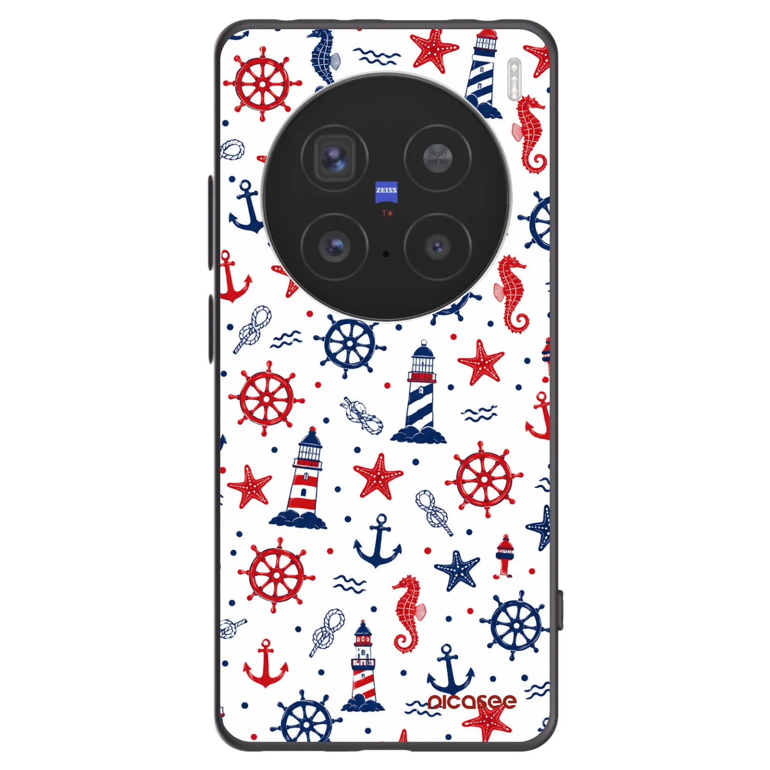 Picasee crna silikonska maskica za Vivo X200 Pro - Sailor Vibes