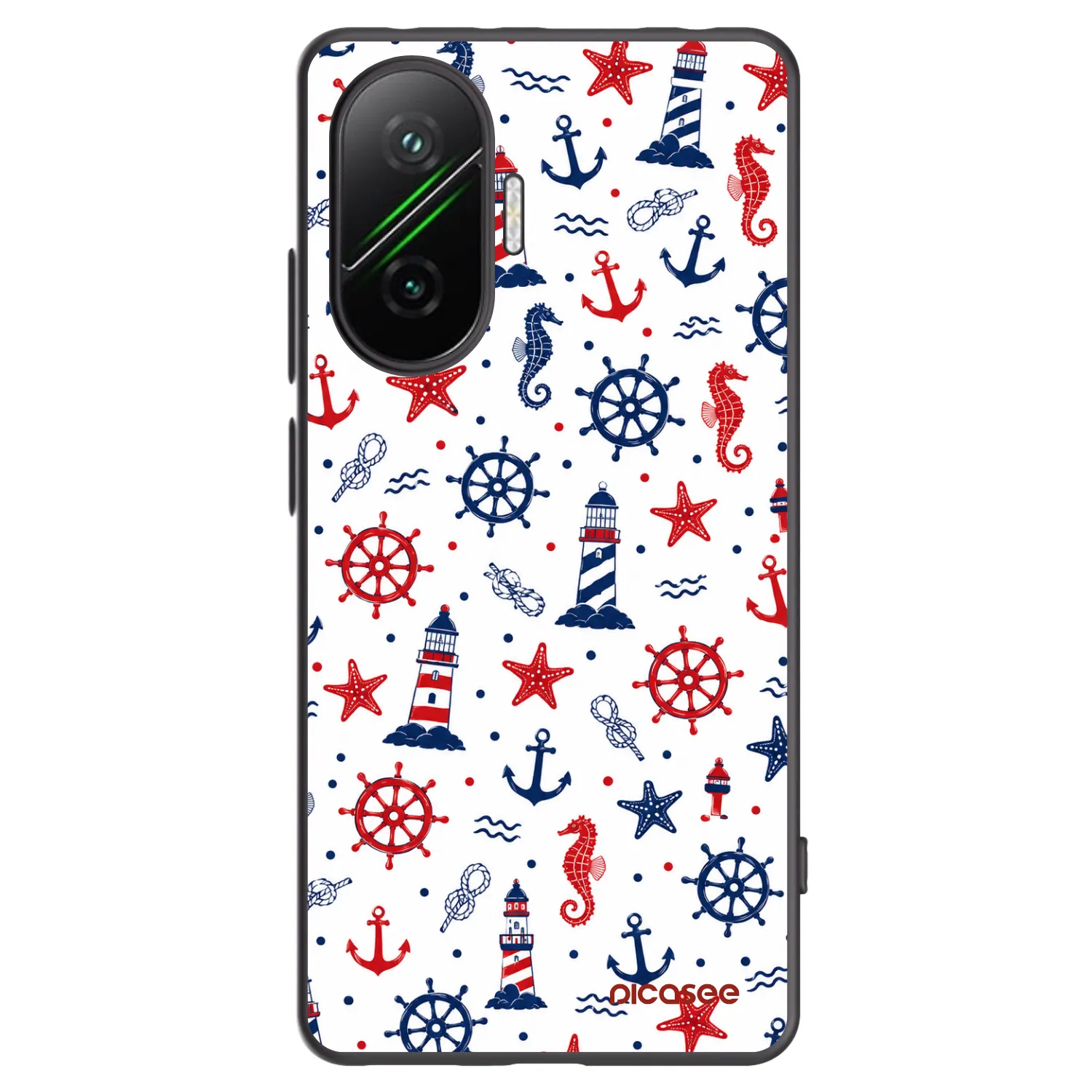 Picasee crna silikonska maskica za Xiaomi Poco F7 Pro 5G - Sailor Vibes