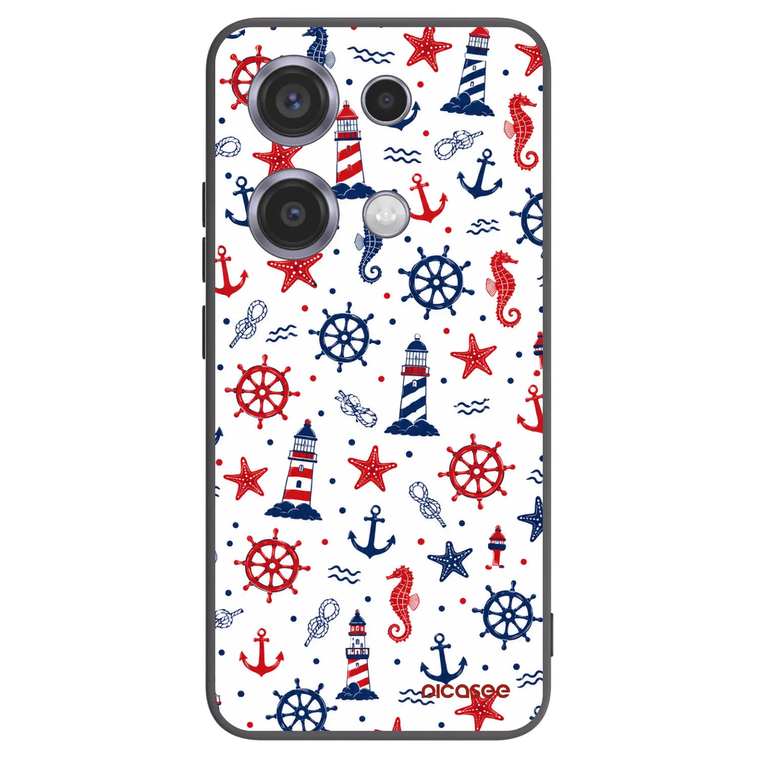 Picasee crna silikonska maskica za Xiaomi Redmi Note 14S - Sailor Vibes
