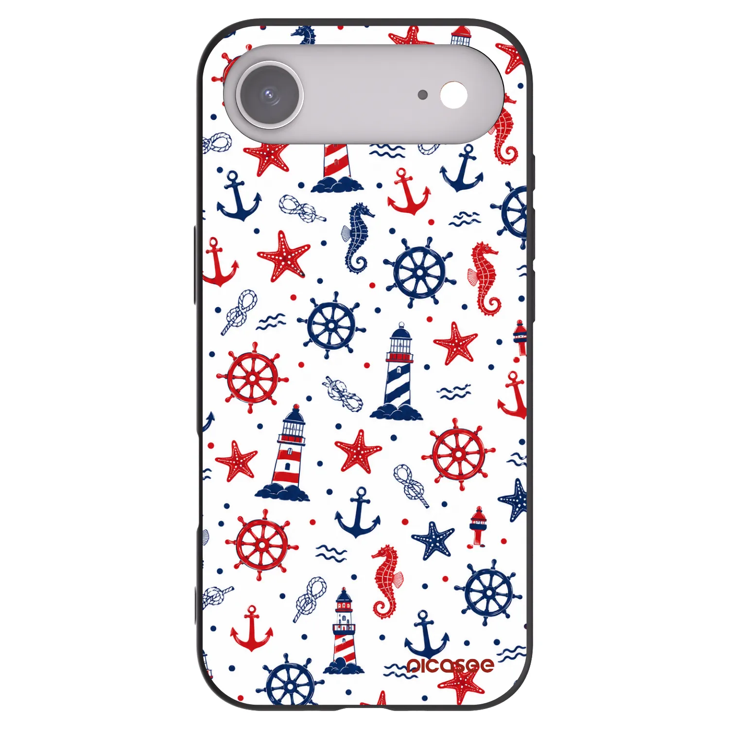 Picasee crna silikonska maskica za Apple iPhone Air - Sailor Vibes
