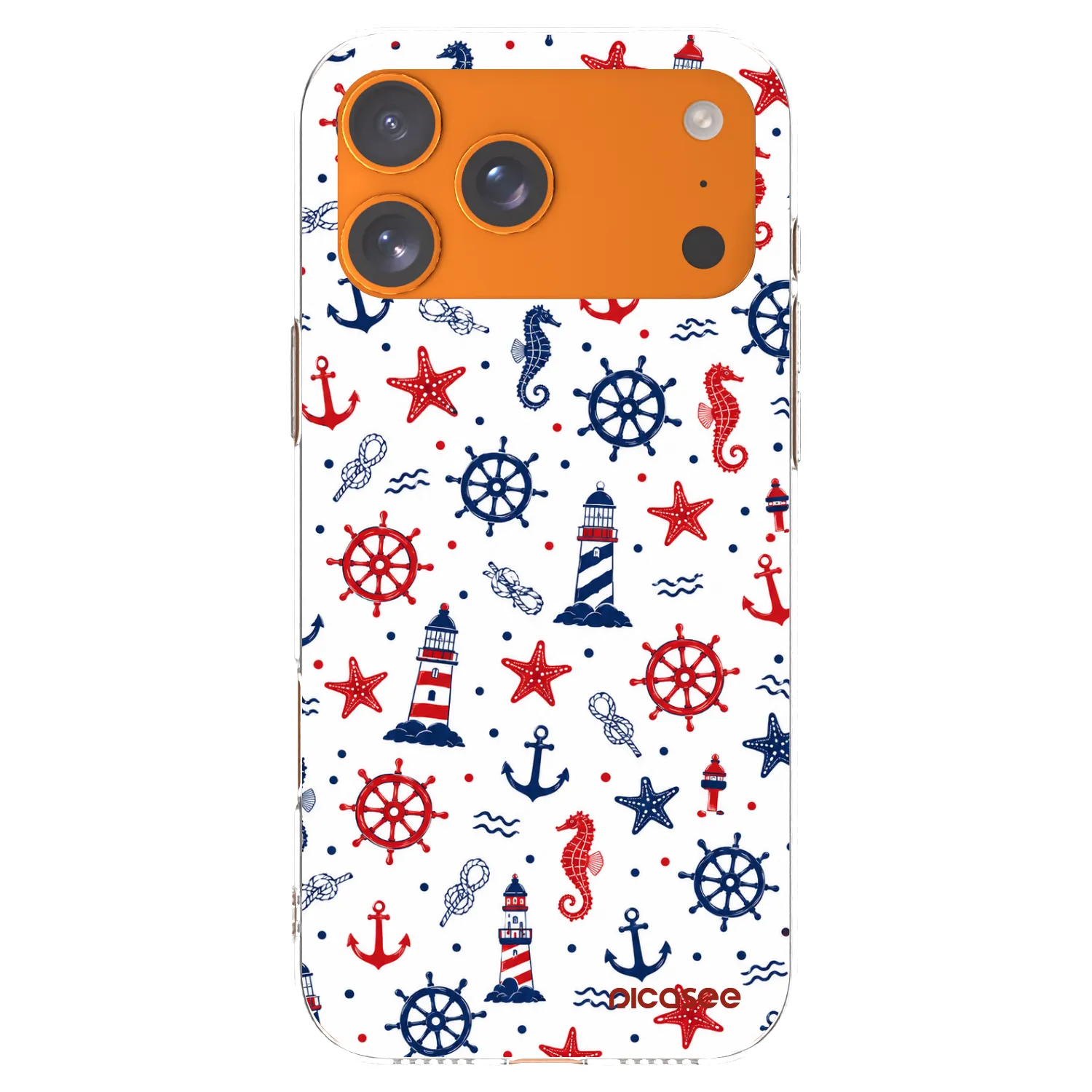 Picasee silikonska prozirna maskica za Apple iPhone 17 Pro Max - Sailor Vibes