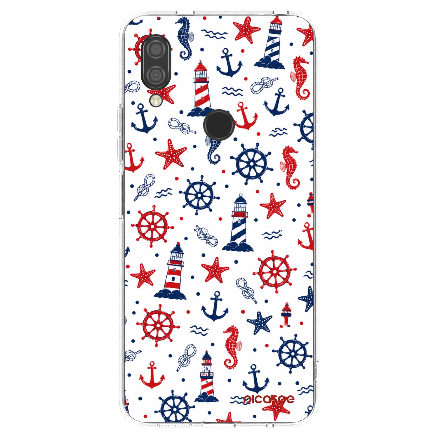Picasee silikonska prozirna maskica za Xiaomi Redmi 7 - Sailor Vibes