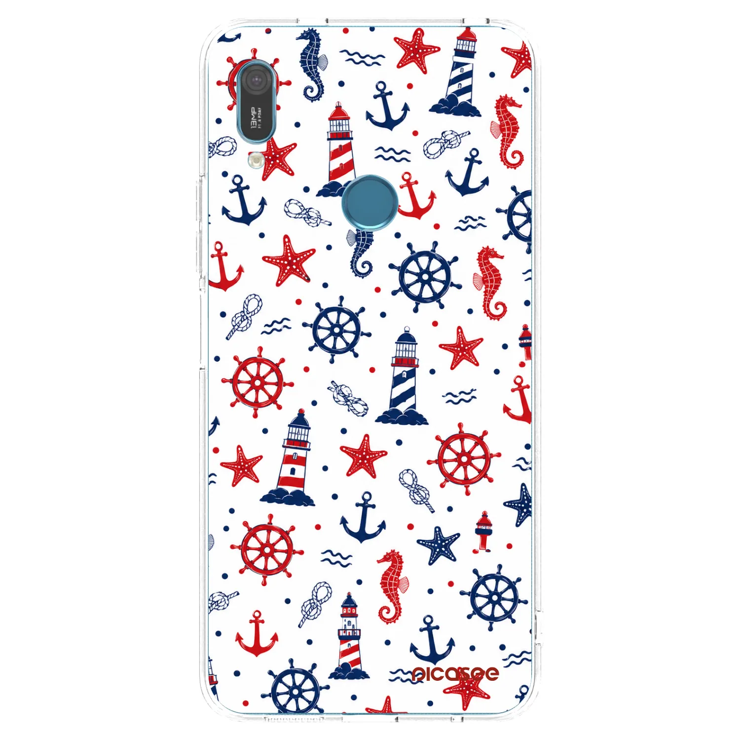 Picasee silikonska prozirna maskica za Huawei Y6 2019 - Sailor Vibes