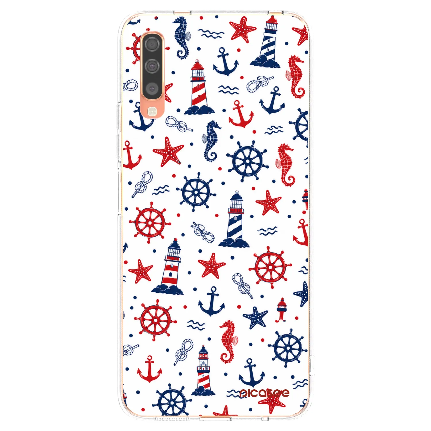 Picasee silikonska prozirna maskica za Samsung Galaxy A70 A705F - Sailor Vibes