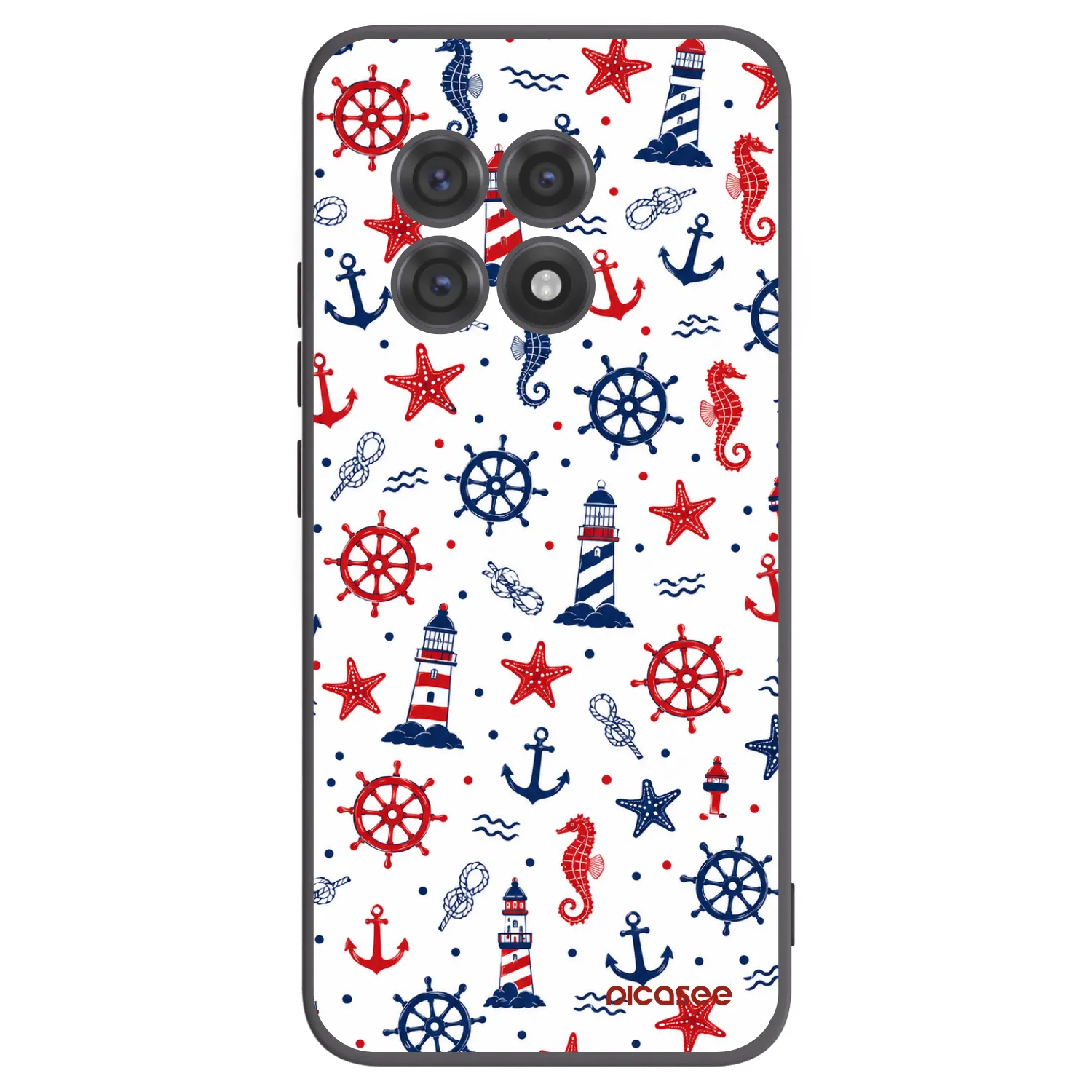 Picasee crna silikonska maskica za OnePlus 13R 5G - Sailor Vibes