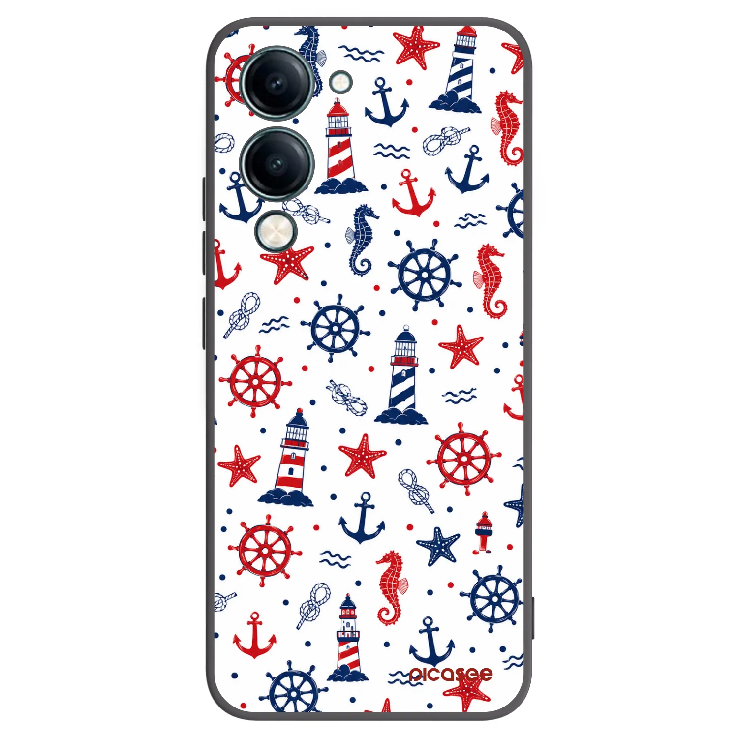 Picasee crna silikonska maskica za Vivo Y29s 5G - Sailor Vibes
