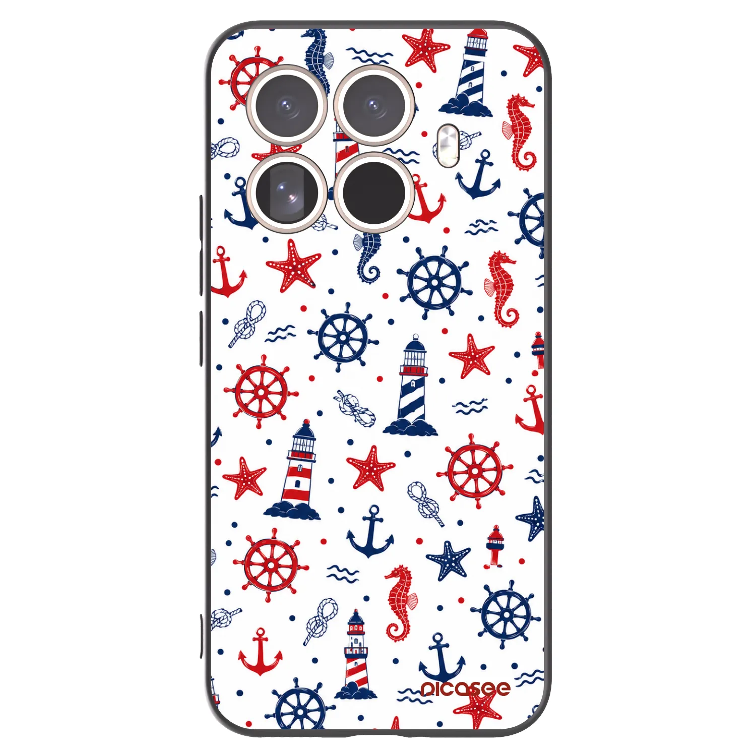 Picasee crna silikonska maskica za Xiaomi 15T Pro - Sailor Vibes