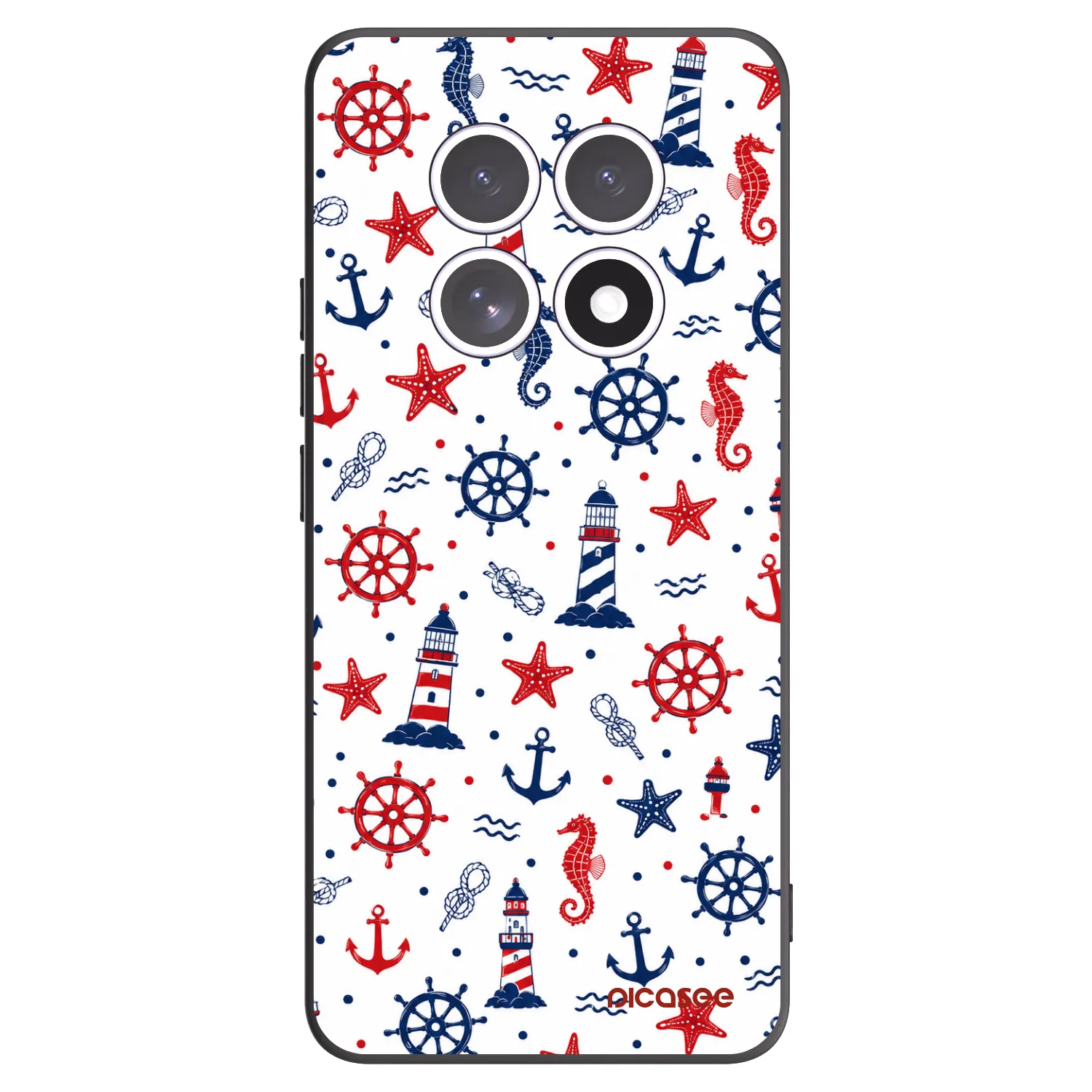 Picasee crna silikonska maskica za Xiaomi Redmi Note 15 4G - Sailor Vibes