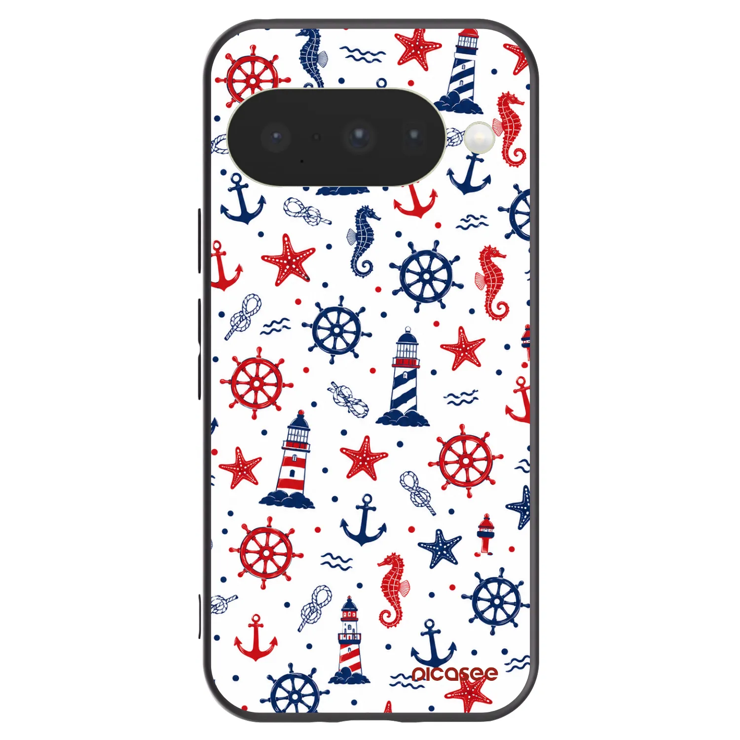 Picasee crna silikonska maskica za Google Pixel 10 - Sailor Vibes
