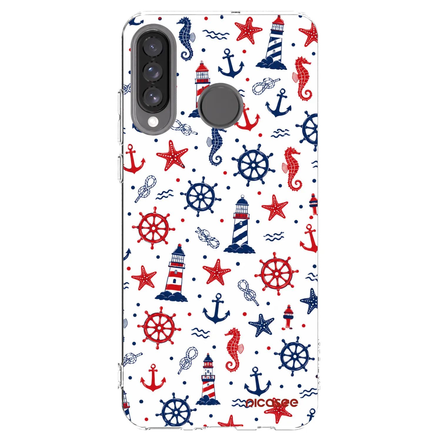 Picasee silikonska prozirna maskica za Huawei P30 Lite - Sailor Vibes