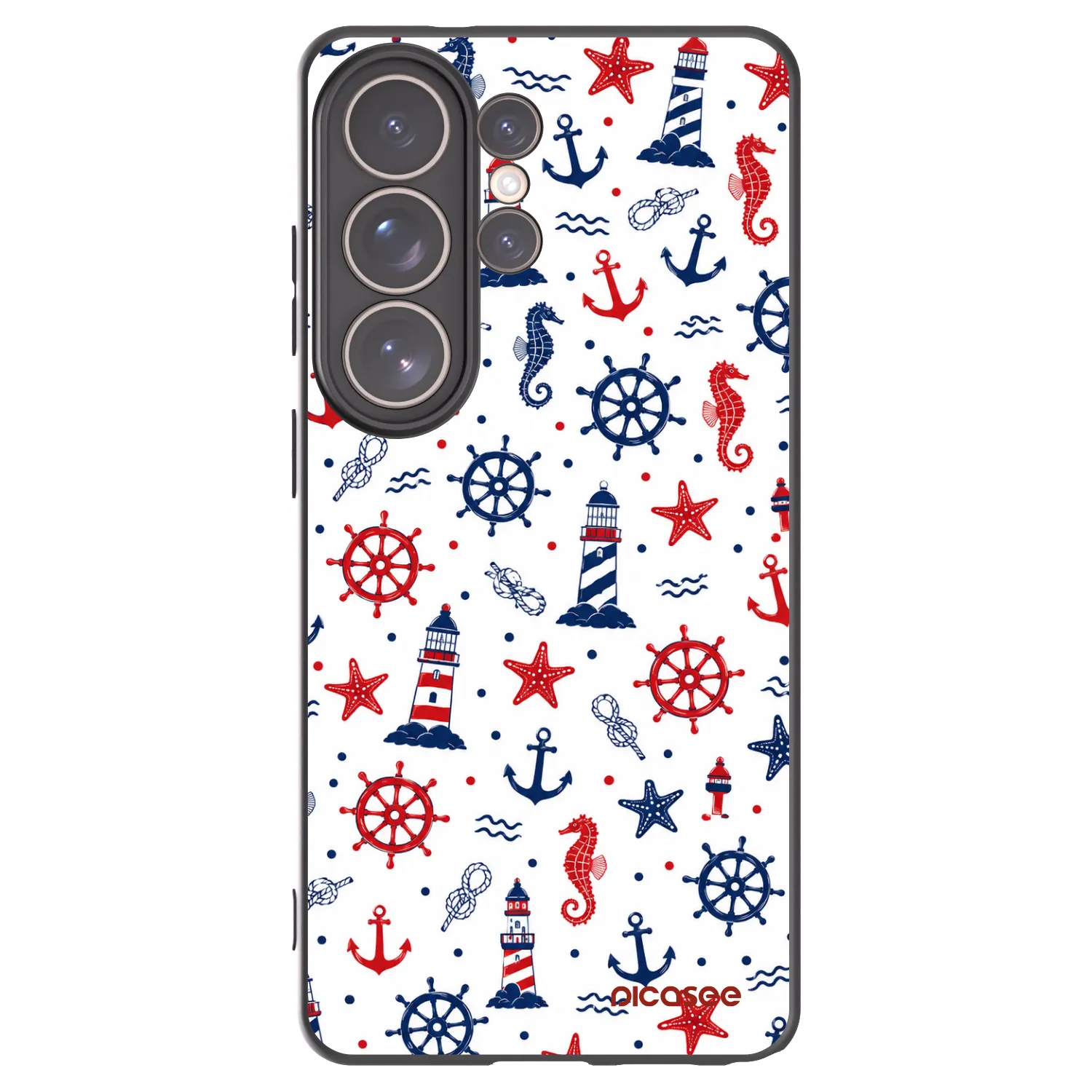 Picasee crna silikonska maskica za Samsung Galaxy S26 Ultra - Sailor Vibes