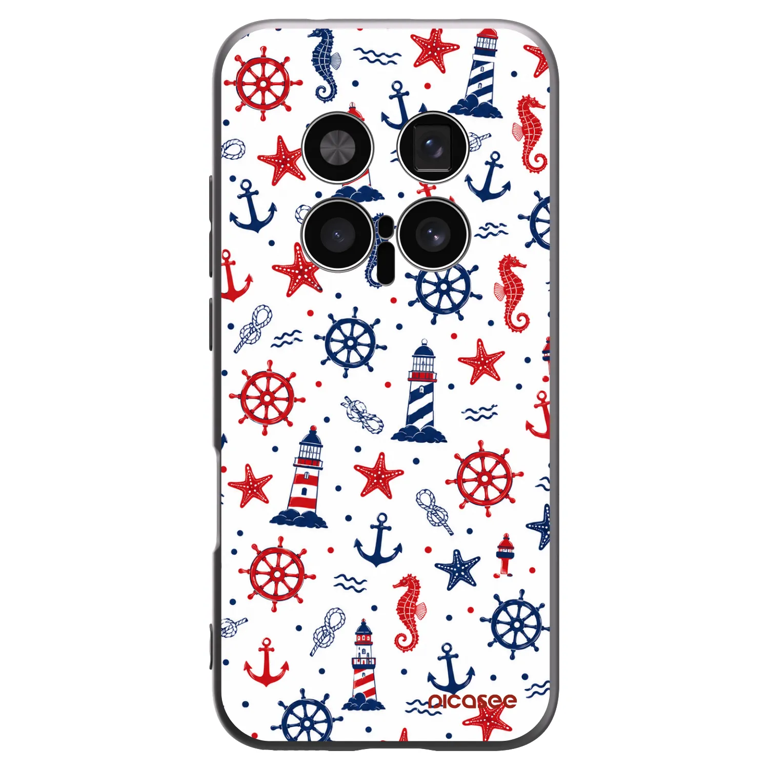 Picasee crna silikonska maskica za Honor Magic8 Pro 5G - Sailor Vibes