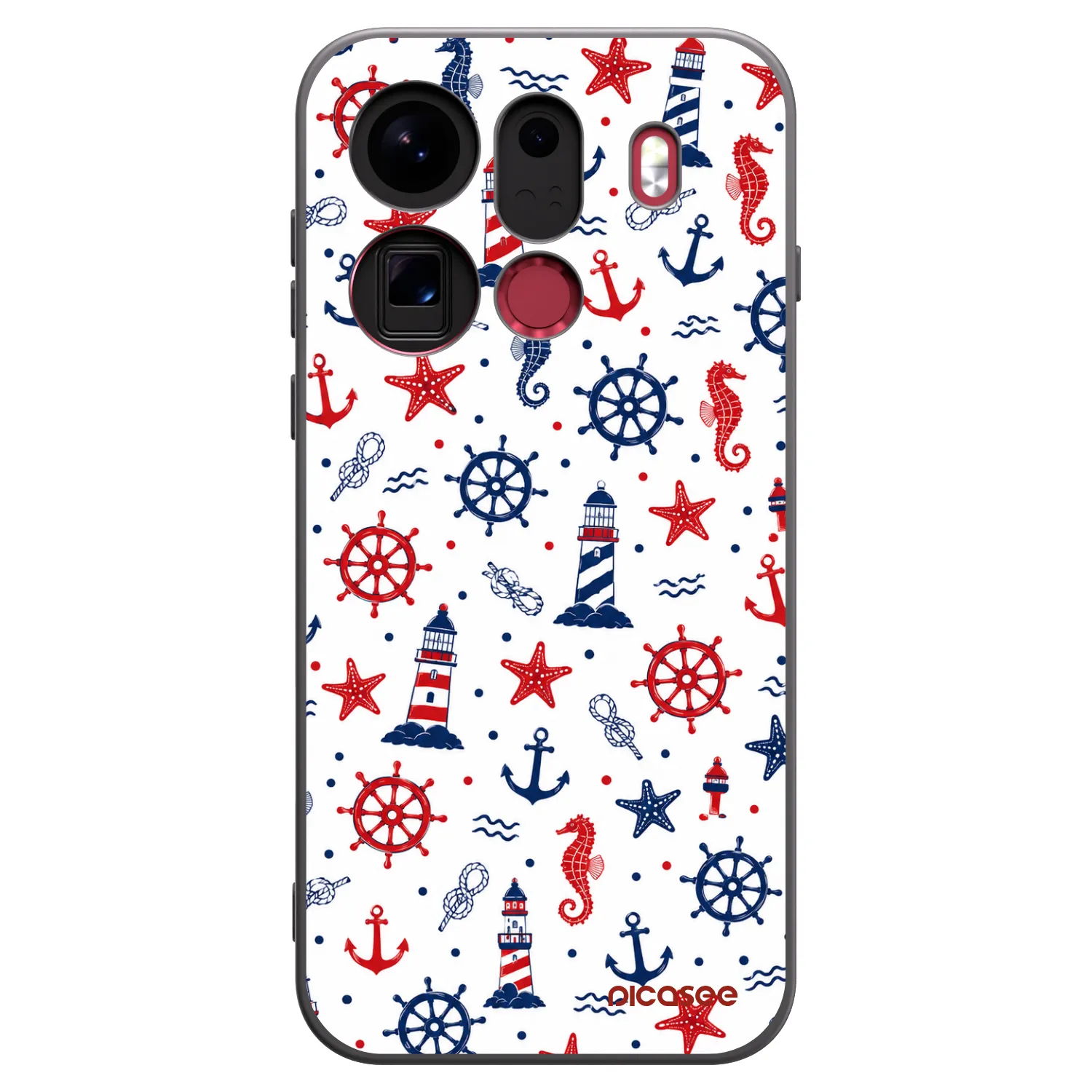 Picasee crna silikonska maskica za OPPO Find X9 Pro - Sailor Vibes