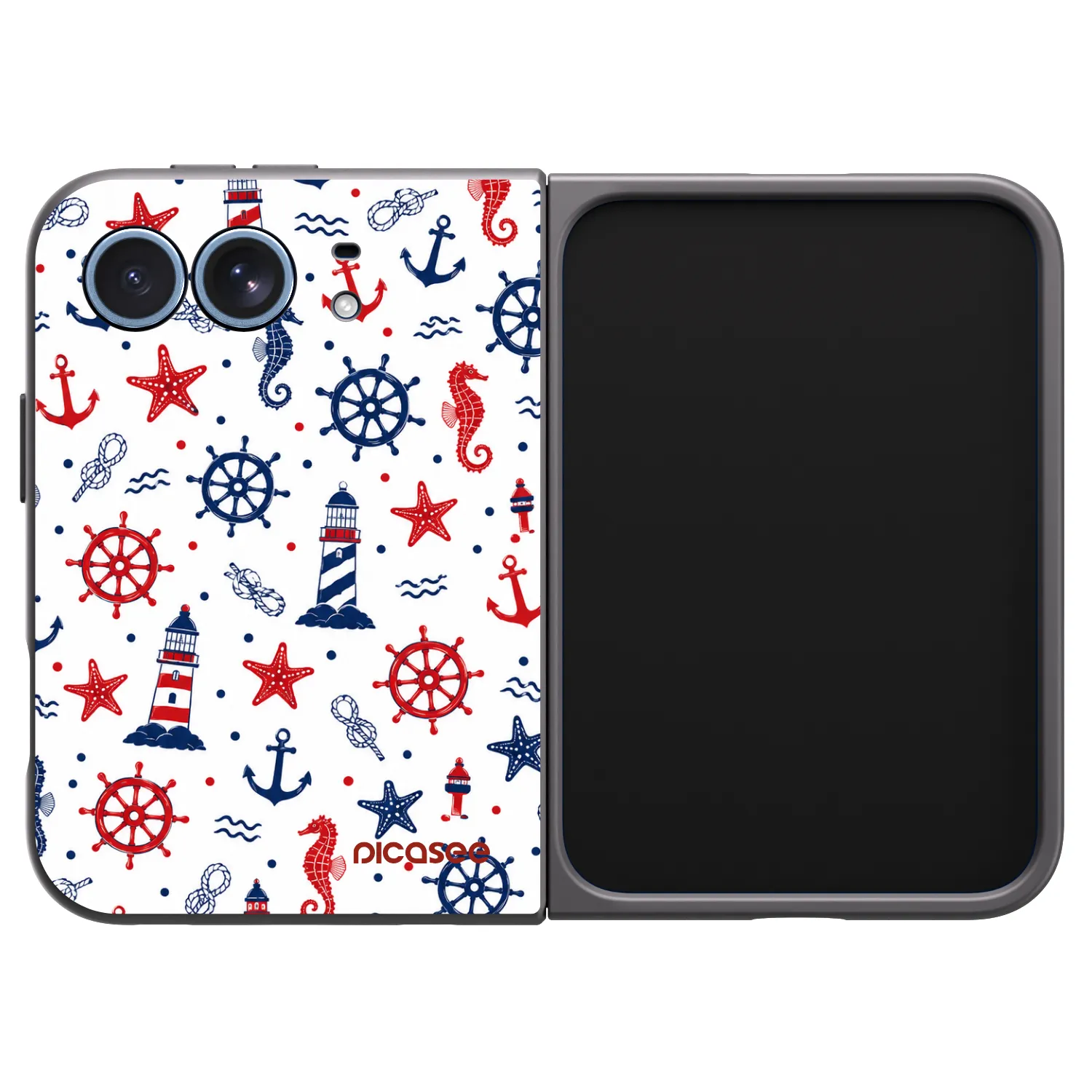 Picasee crna silikonska maskica za Apple iPhone Ultra - Sailor Vibes