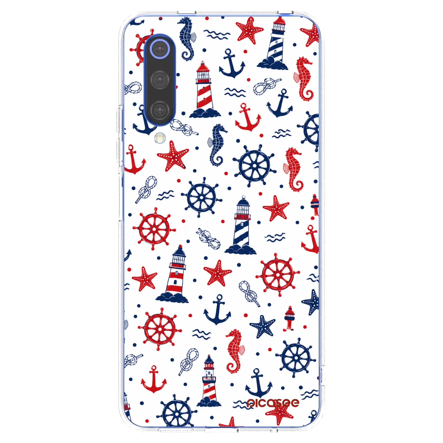 Picasee silikonska prozirna maskica za Xiaomi Mi 9 SE - Sailor Vibes