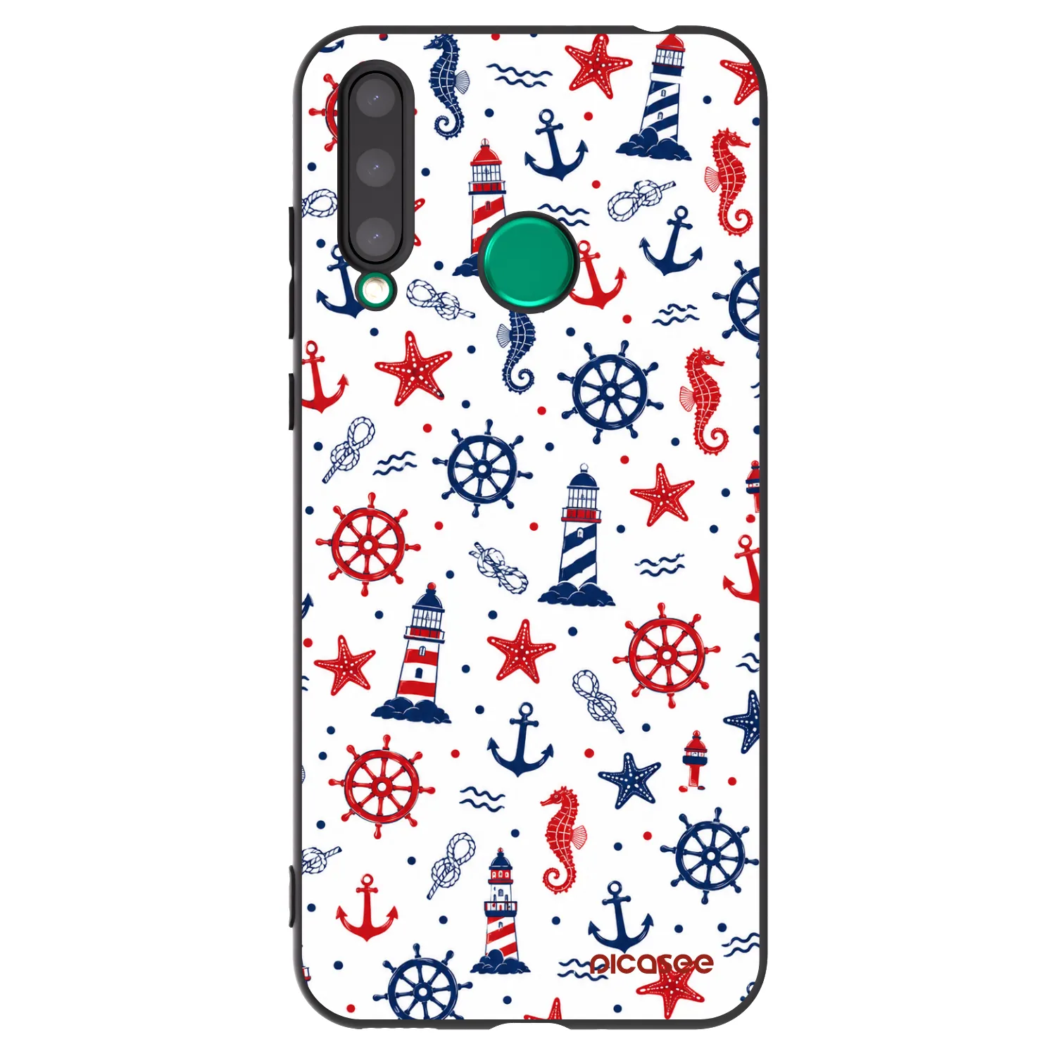 Picasee crna silikonska maskica za Honor 20 Lite - Sailor Vibes