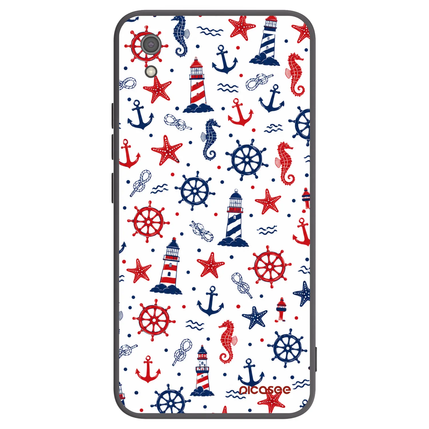 Picasee crna silikonska maskica za Xiaomi Redmi 7A - Sailor Vibes