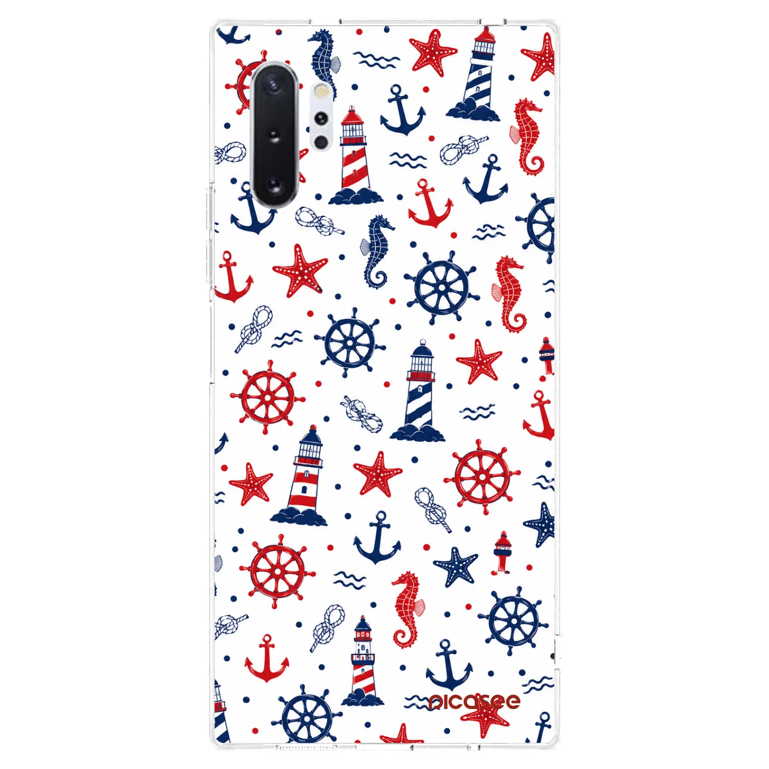 Picasee silikonska prozirna maskica za Samsung Galaxy Note 10+ N975F - Sailor Vibes
