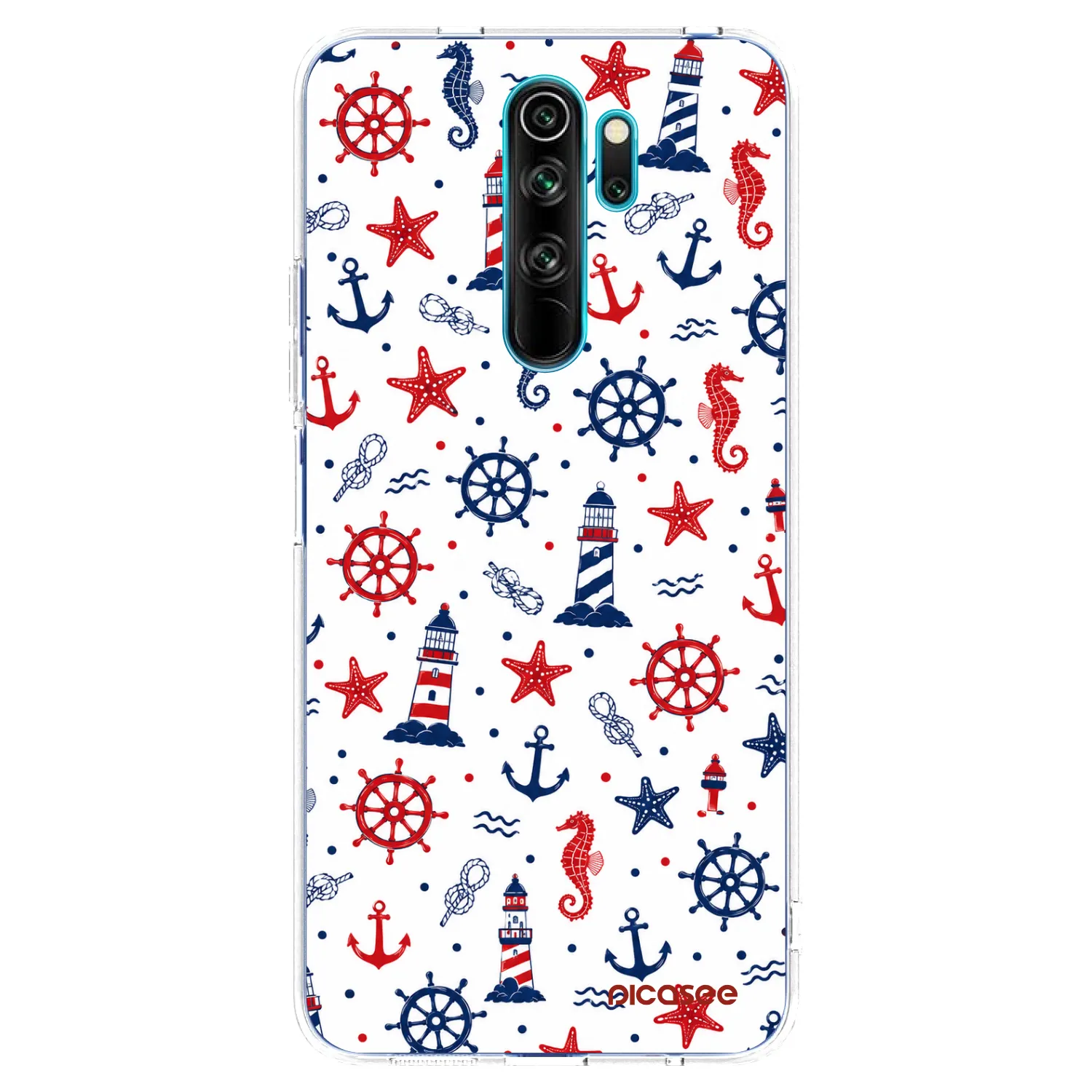 Picasee silikonska prozirna maskica za Xiaomi Redmi Note 8 Pro - Sailor Vibes