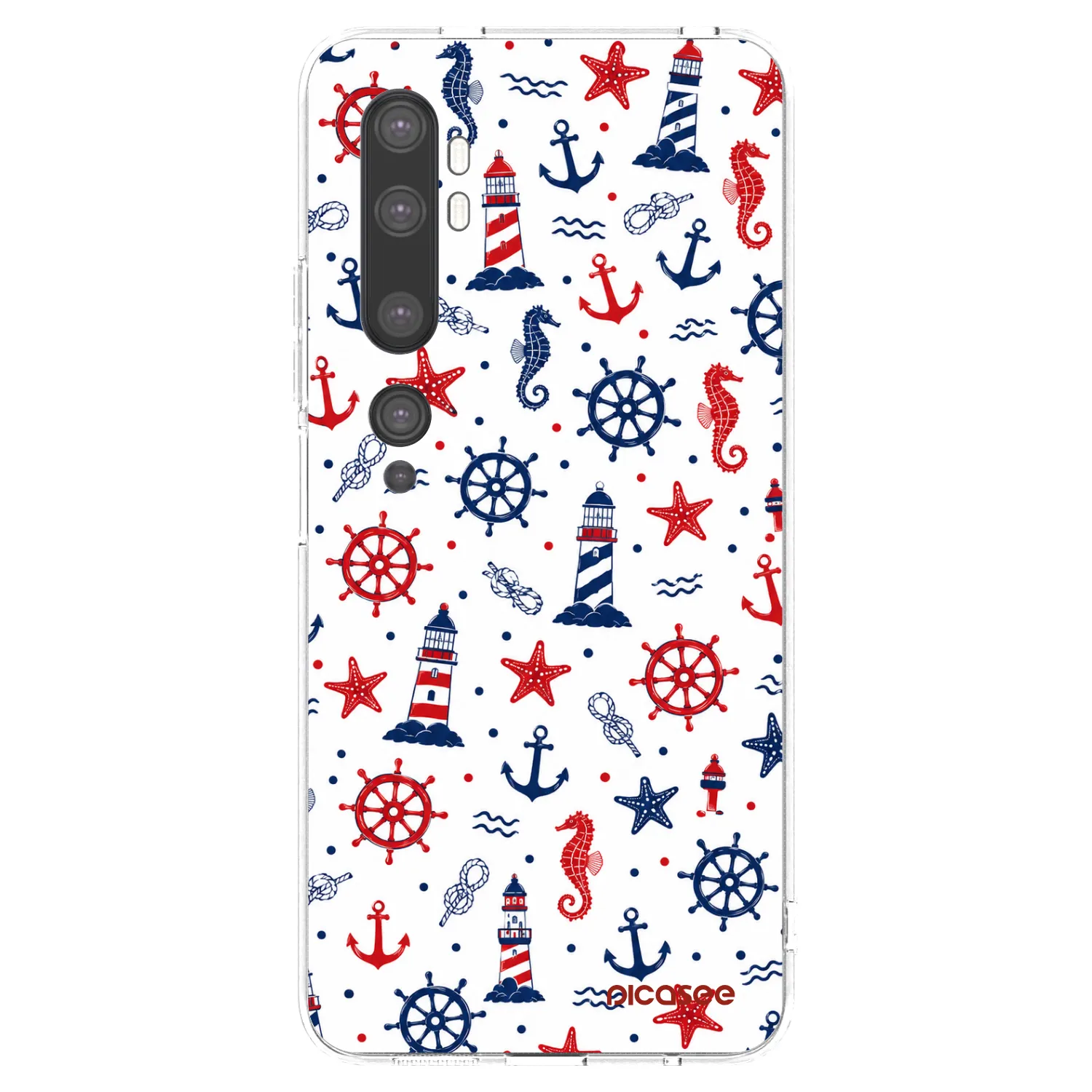Picasee silikonska prozirna maskica za Xiaomi Mi Note 10 (Pro) - Sailor Vibes