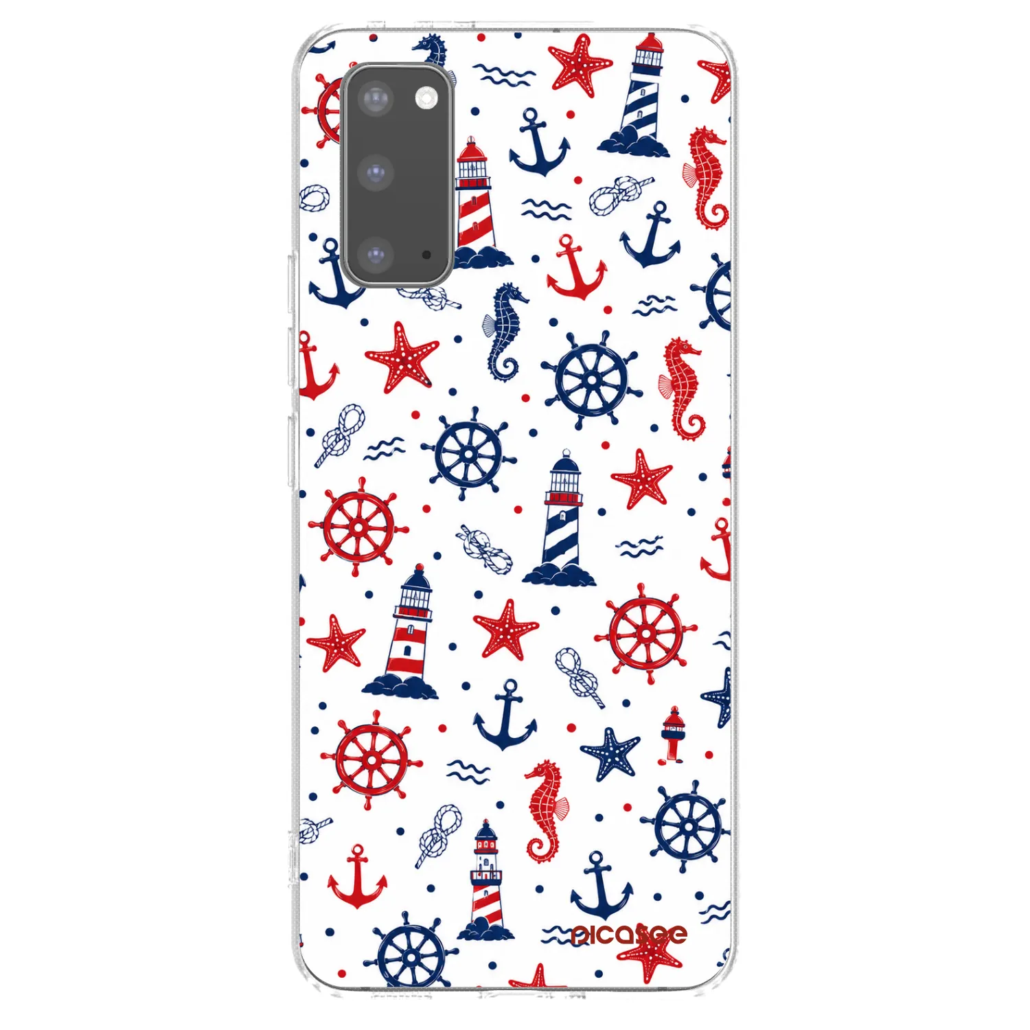 Picasee silikonska prozirna maskica za Samsung Galaxy S20 G980F - Sailor Vibes