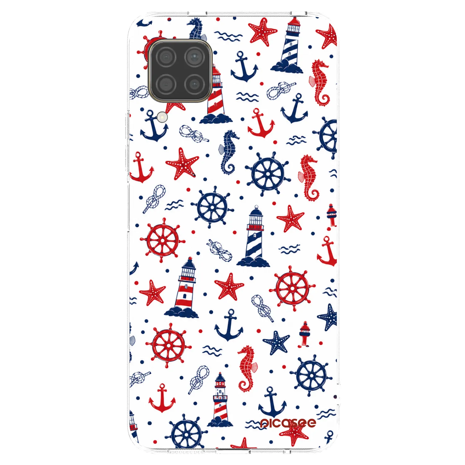 Picasee silikonska prozirna maskica za Huawei P40 Lite - Sailor Vibes