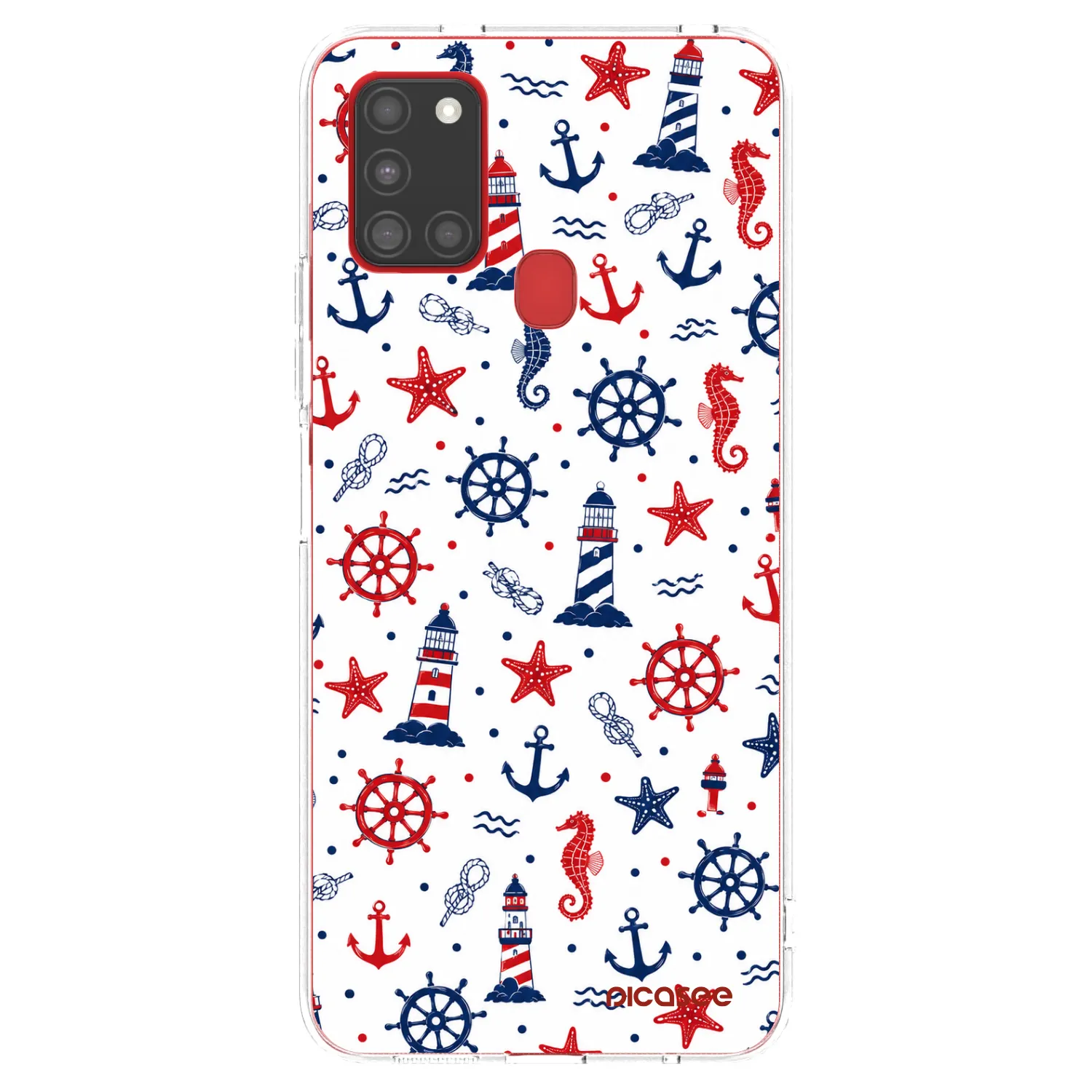 Picasee silikonska prozirna maskica za Samsung Galaxy A21s - Sailor Vibes