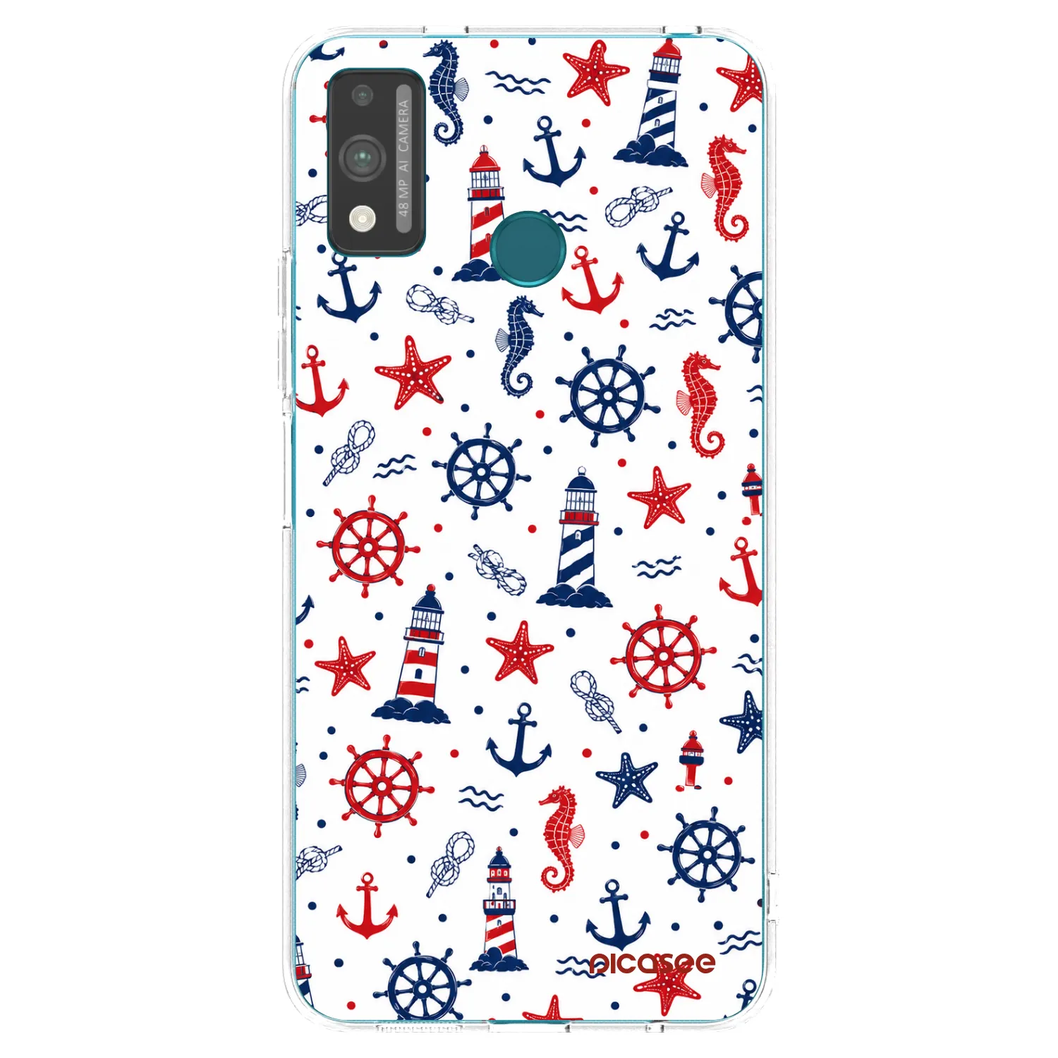 Picasee silikonska prozirna maskica za Honor 9X Lite - Sailor Vibes