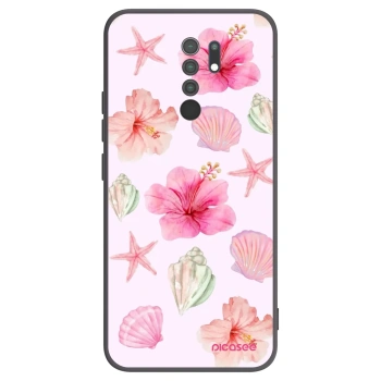 Picasee crna silikonska maskica za Xiaomi Redmi 9 - Blush Lagoon