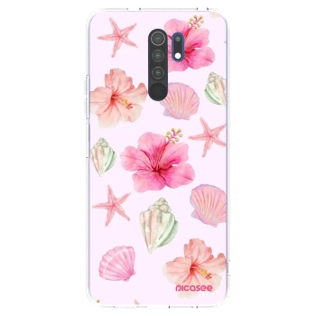 Picasee silikonska prozirna maskica za Xiaomi Redmi 9 - Blush Lagoon